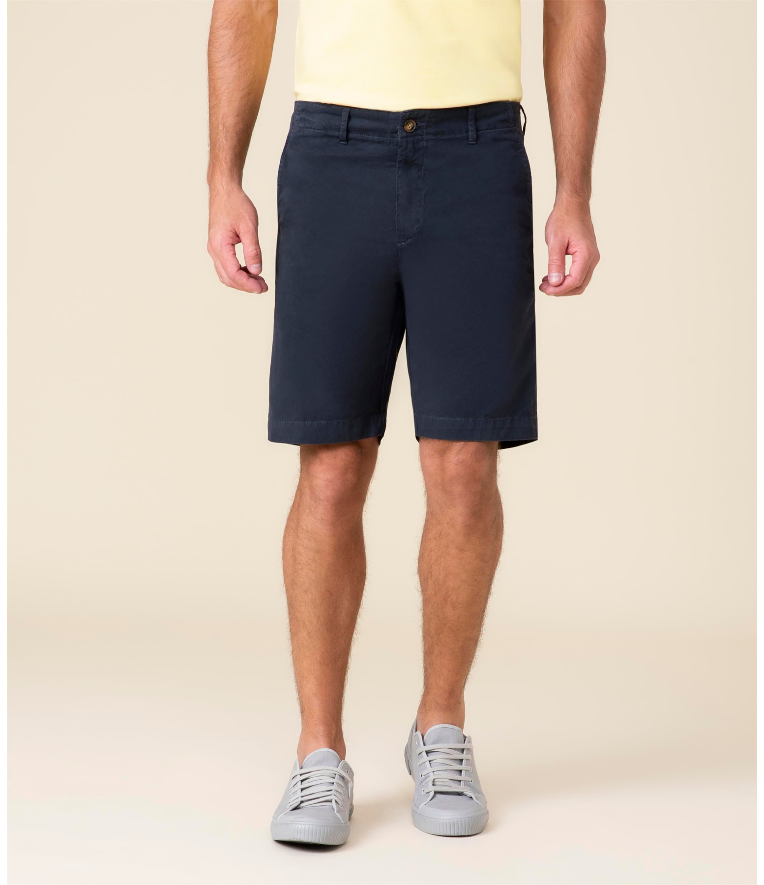 Bermuda Chino Con Dark Navy