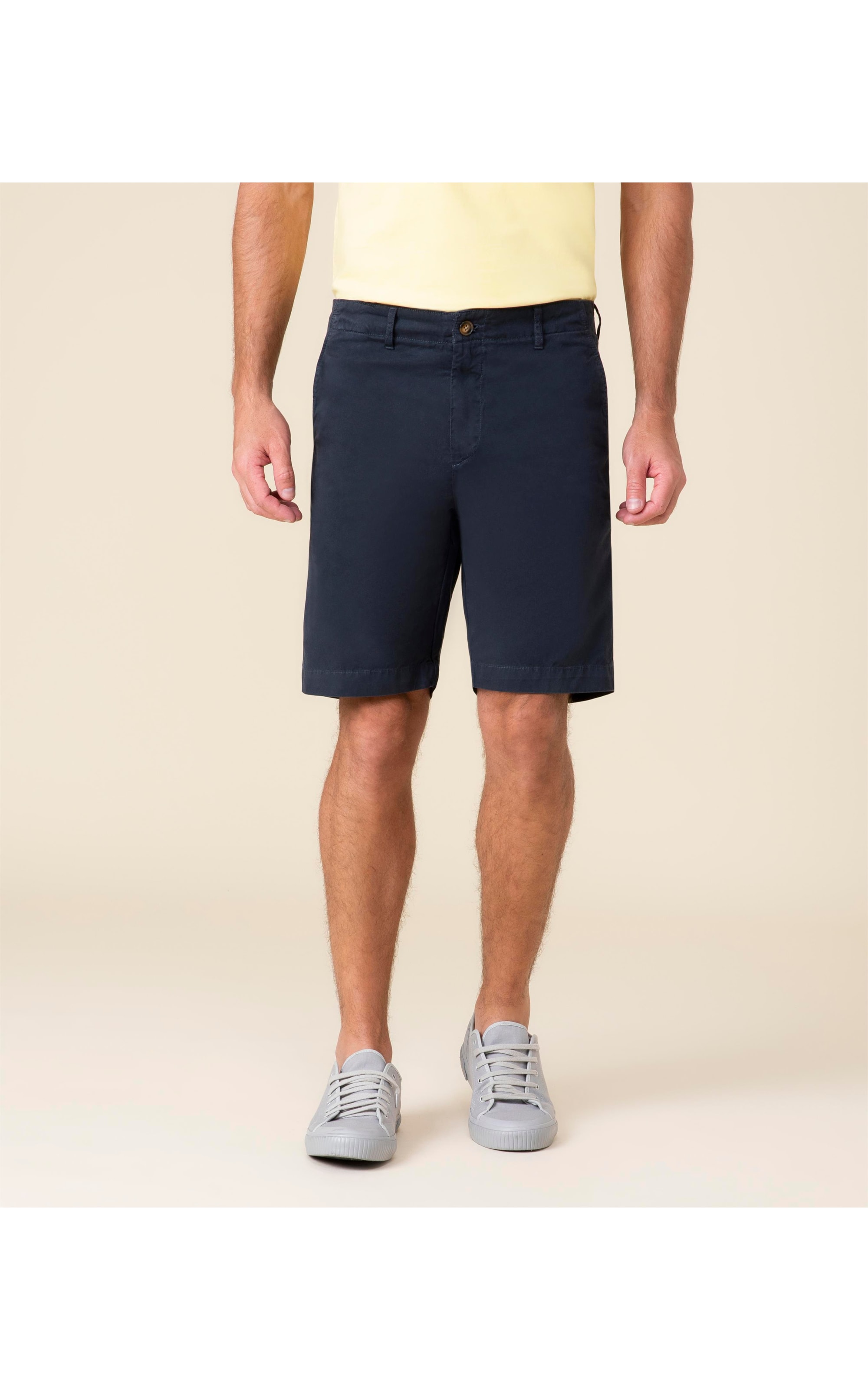 Bermuda Chino Con Dark Navy