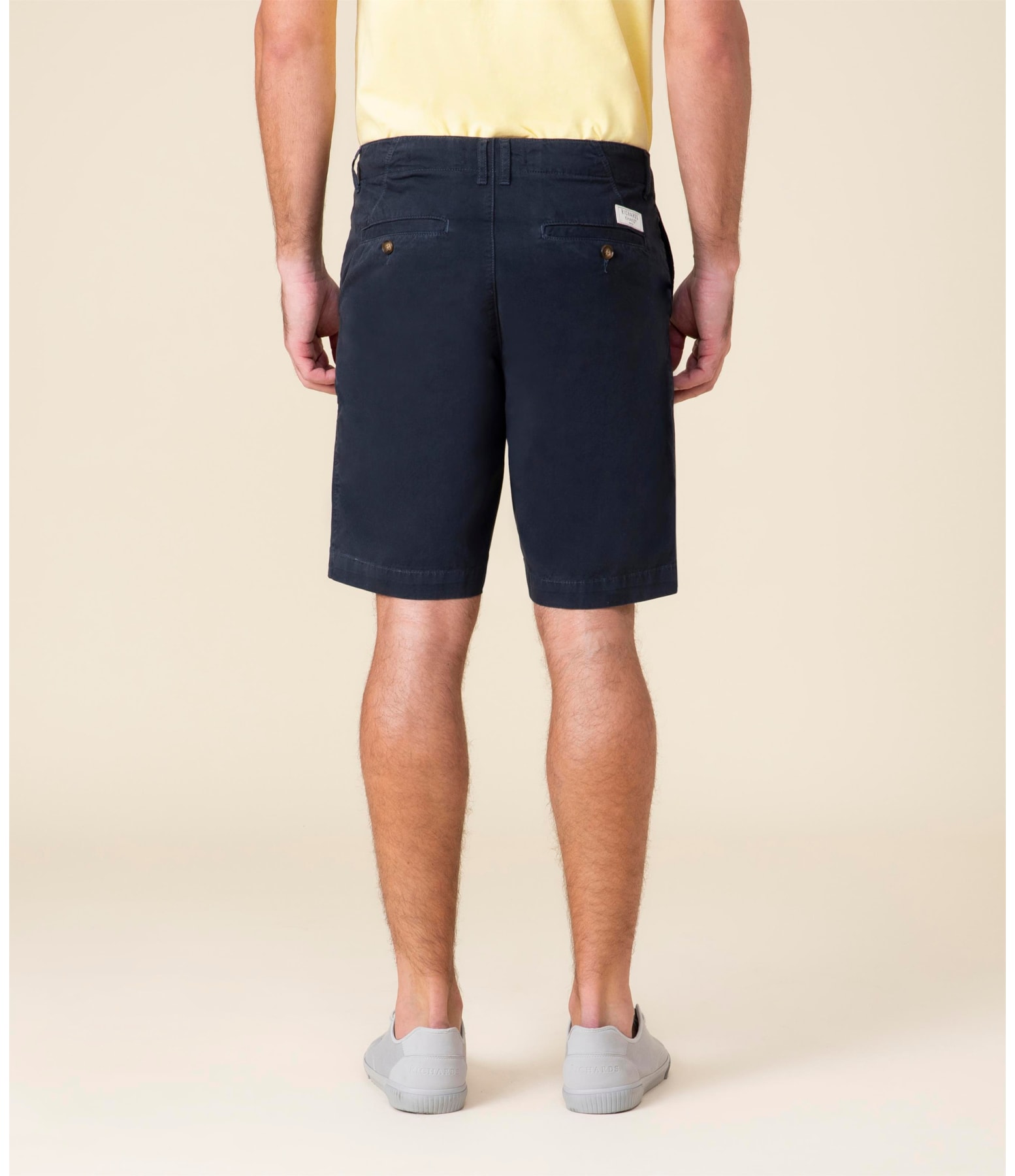 Bermuda Chino Con Dark Navy
