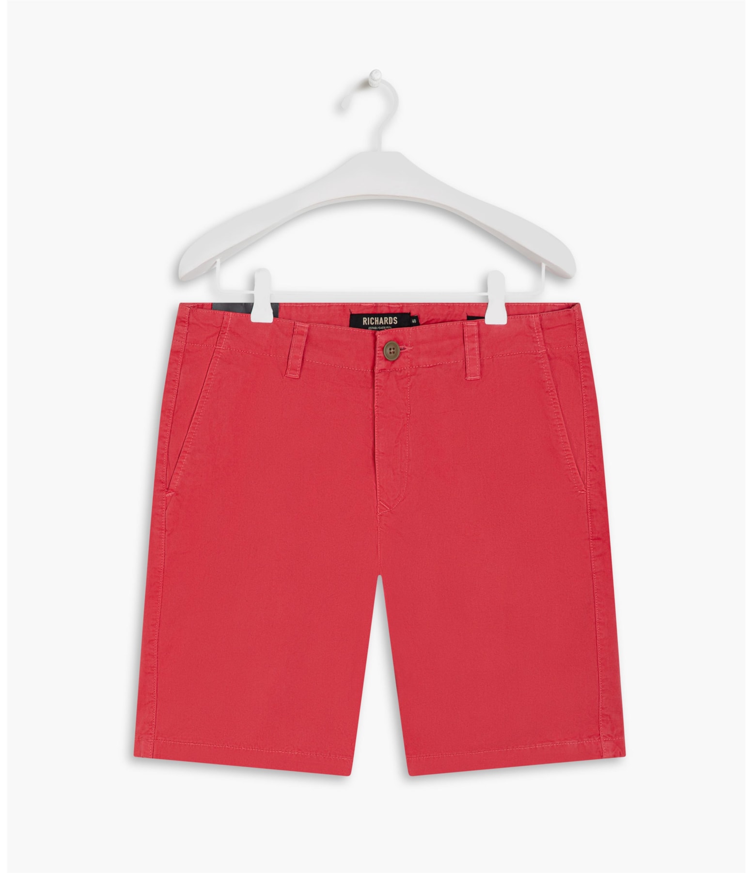 Bermuda Chino Con Framboesa