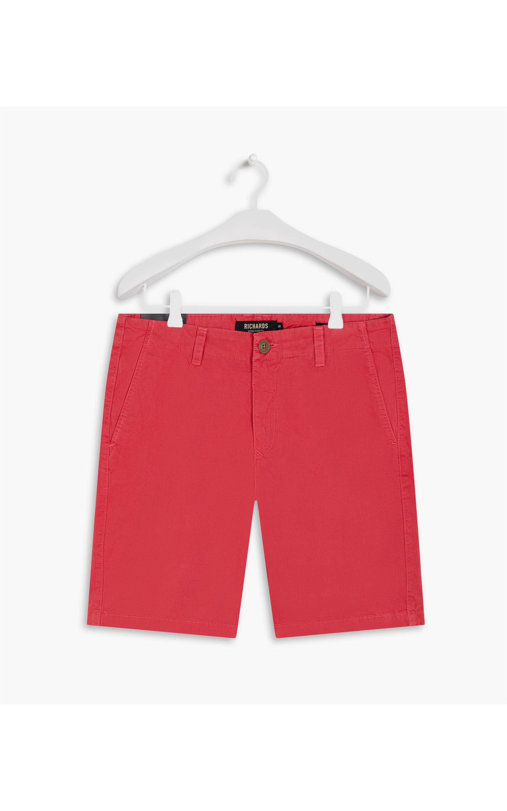 Bermuda Chino Con Framboesa
