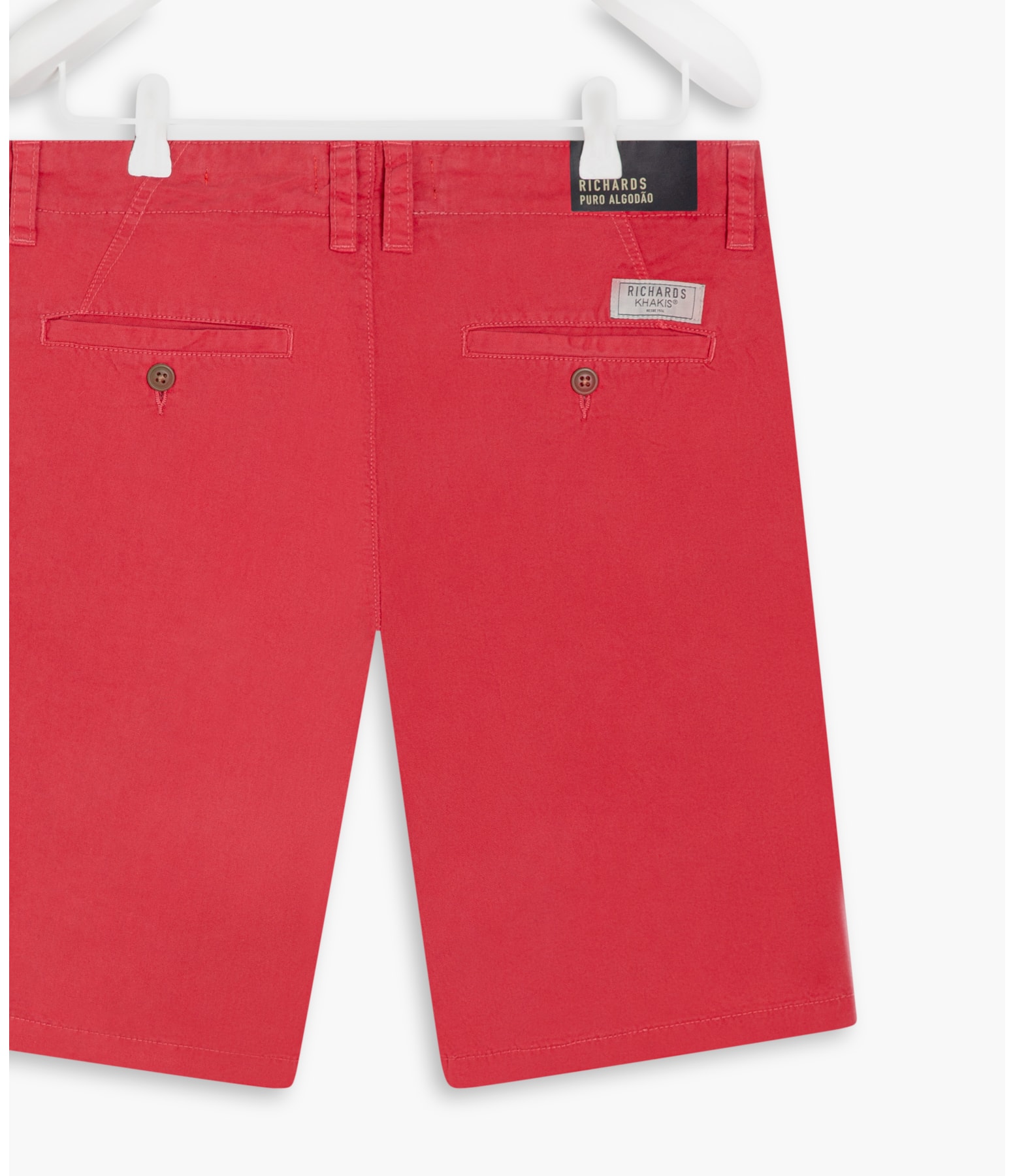 Bermuda Chino Con Framboesa