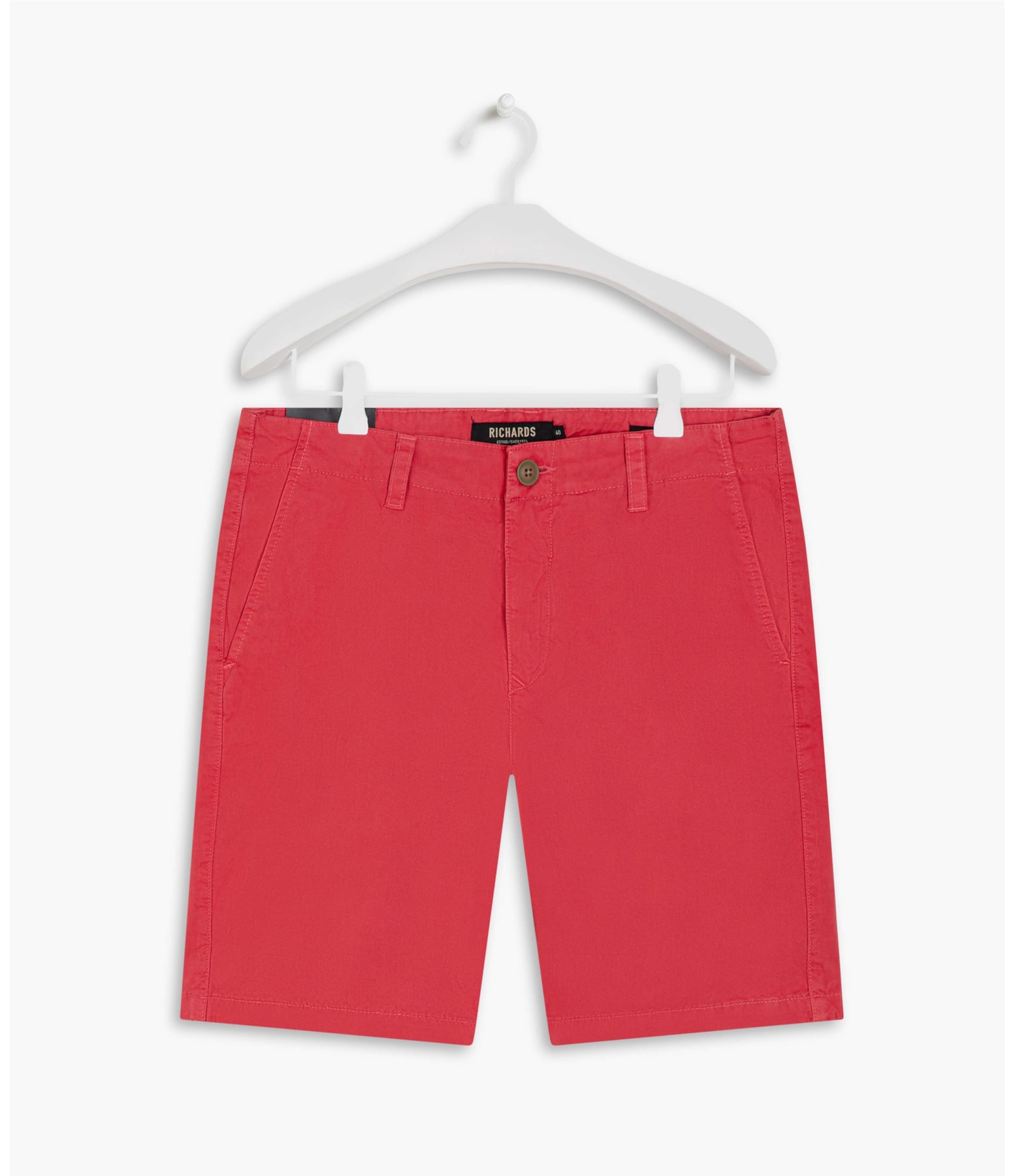 Bermuda Chino Con Framboesa