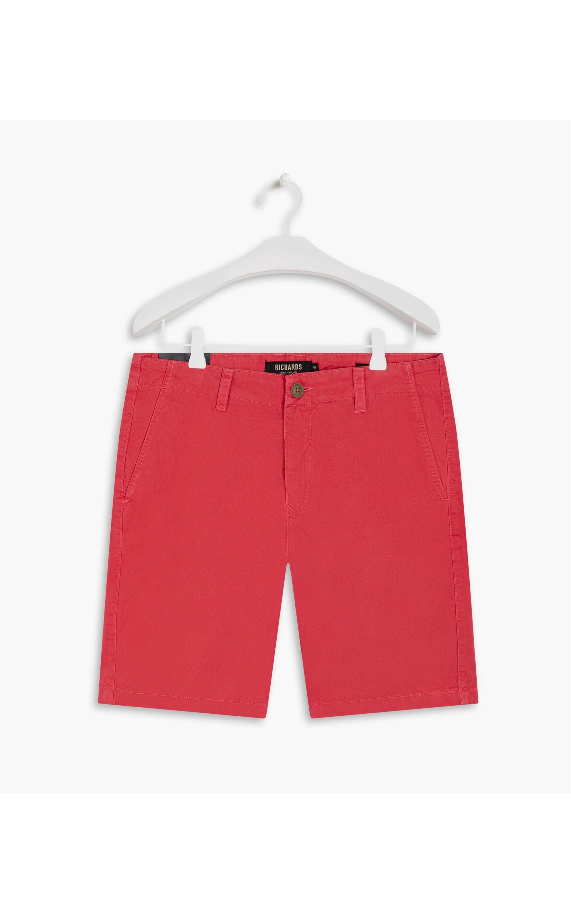 Bermuda Chino Con Framboesa