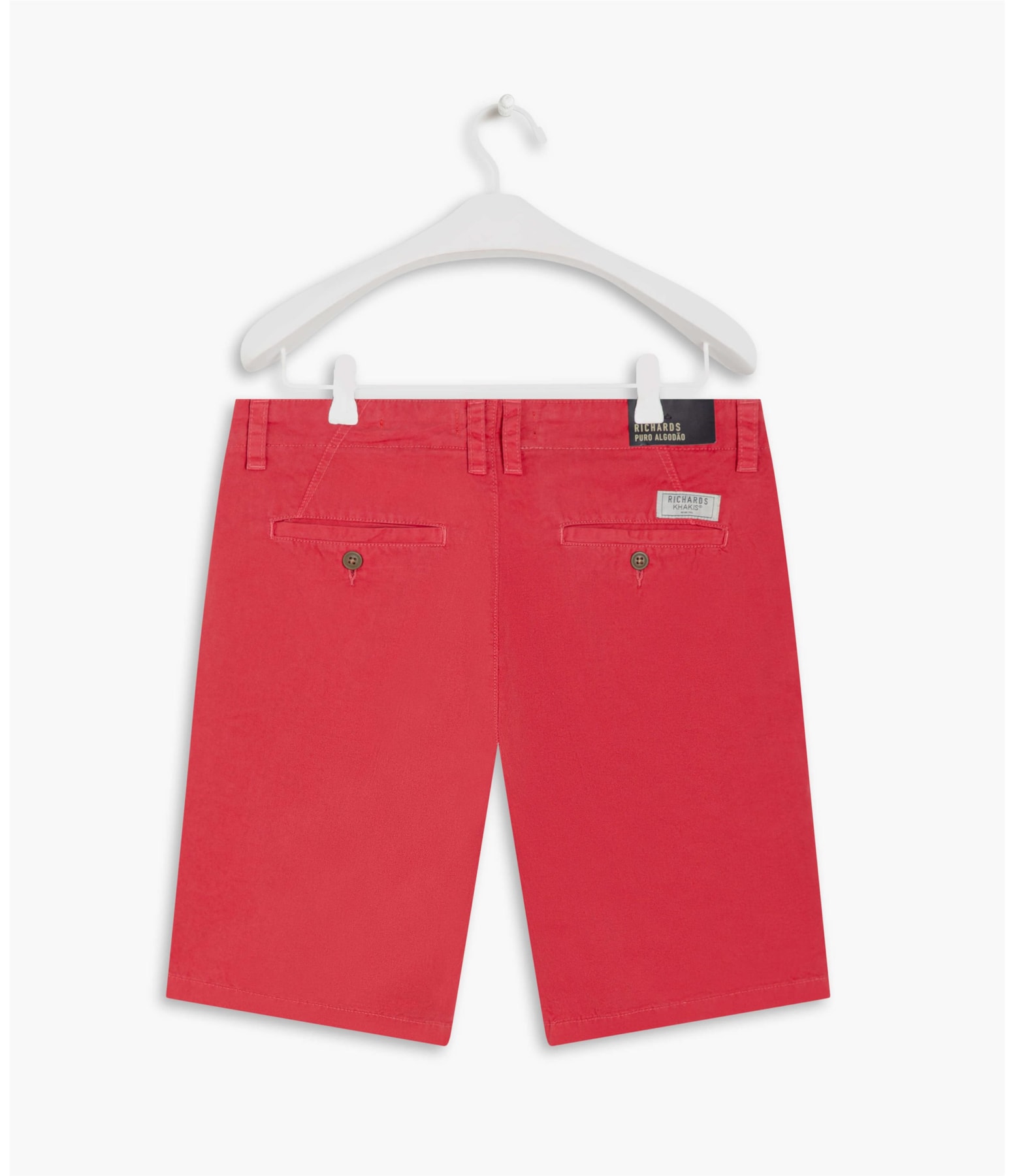 Bermuda Chino Con Framboesa