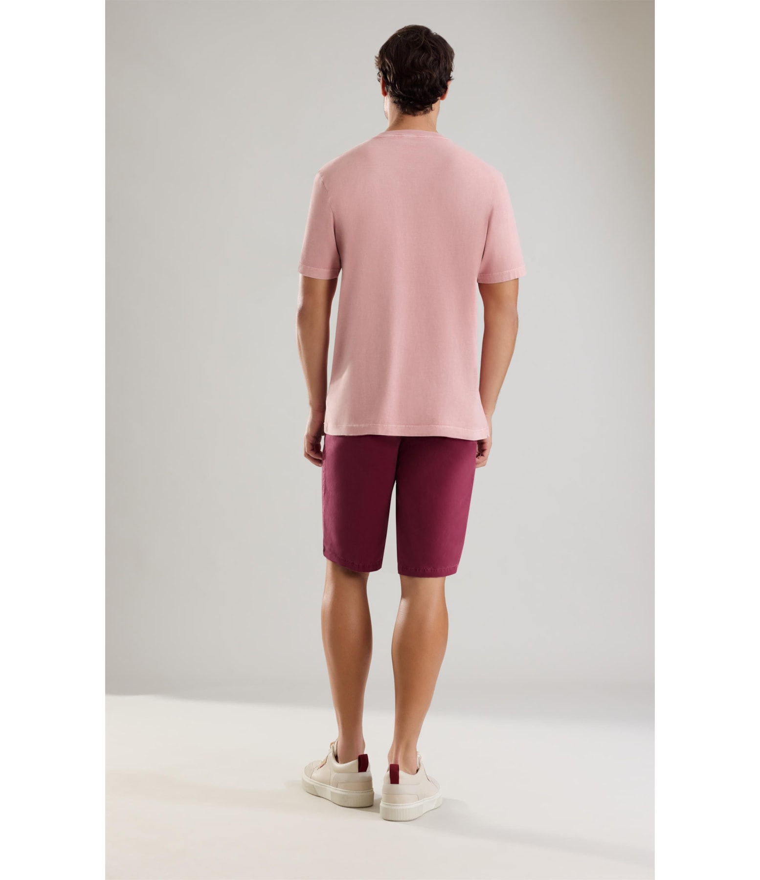 Bermuda Chino Con Magenta