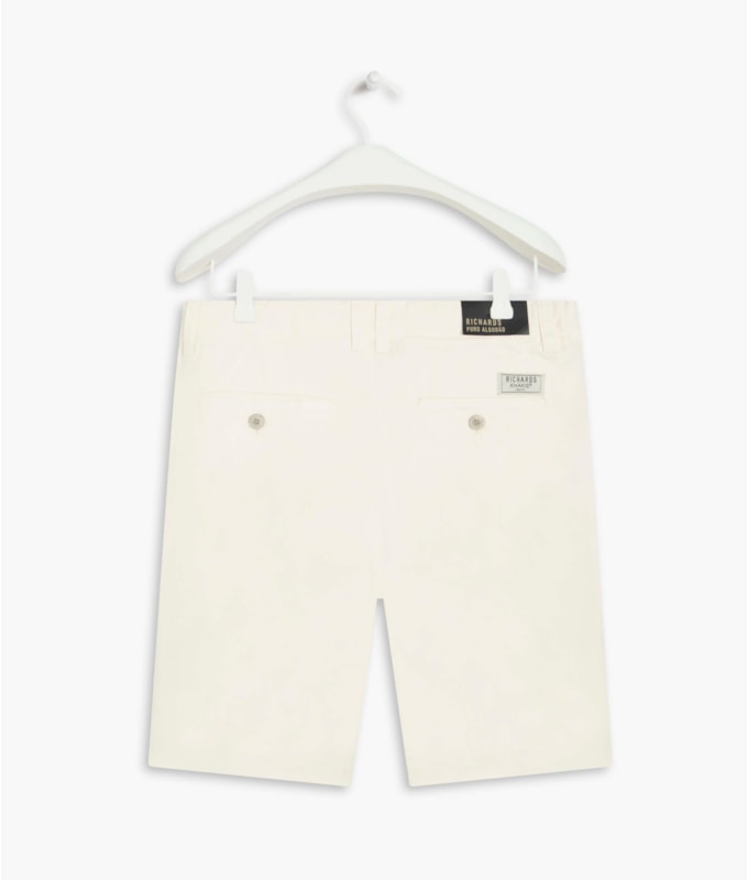 Bermuda Chino Con Off White