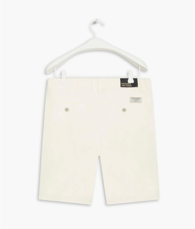 Bermuda Chino Con Off White
