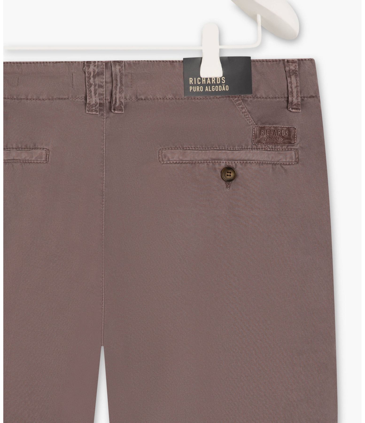 Bermuda Chino Con Purple Gray