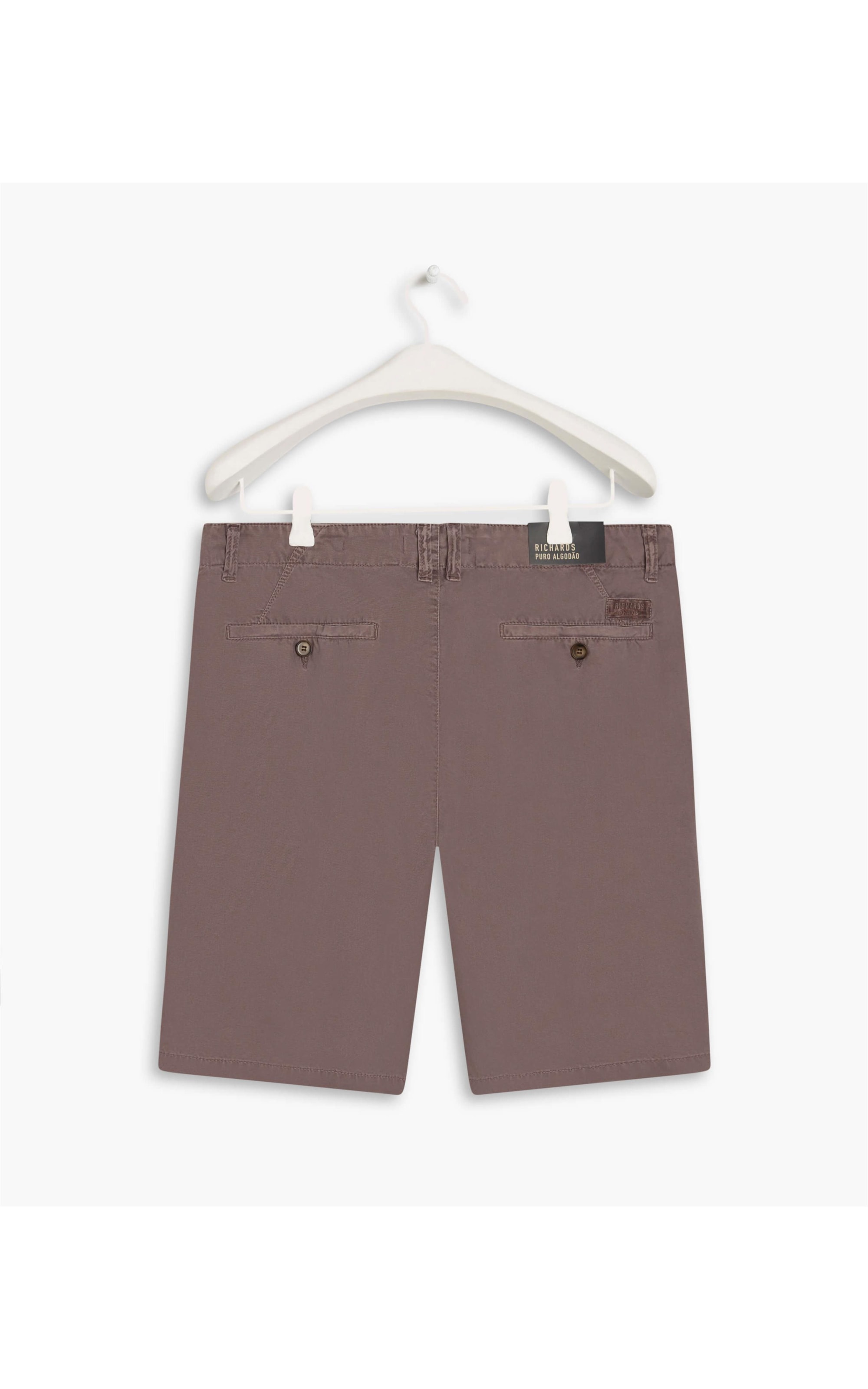 Bermuda Chino Con Purple Gray