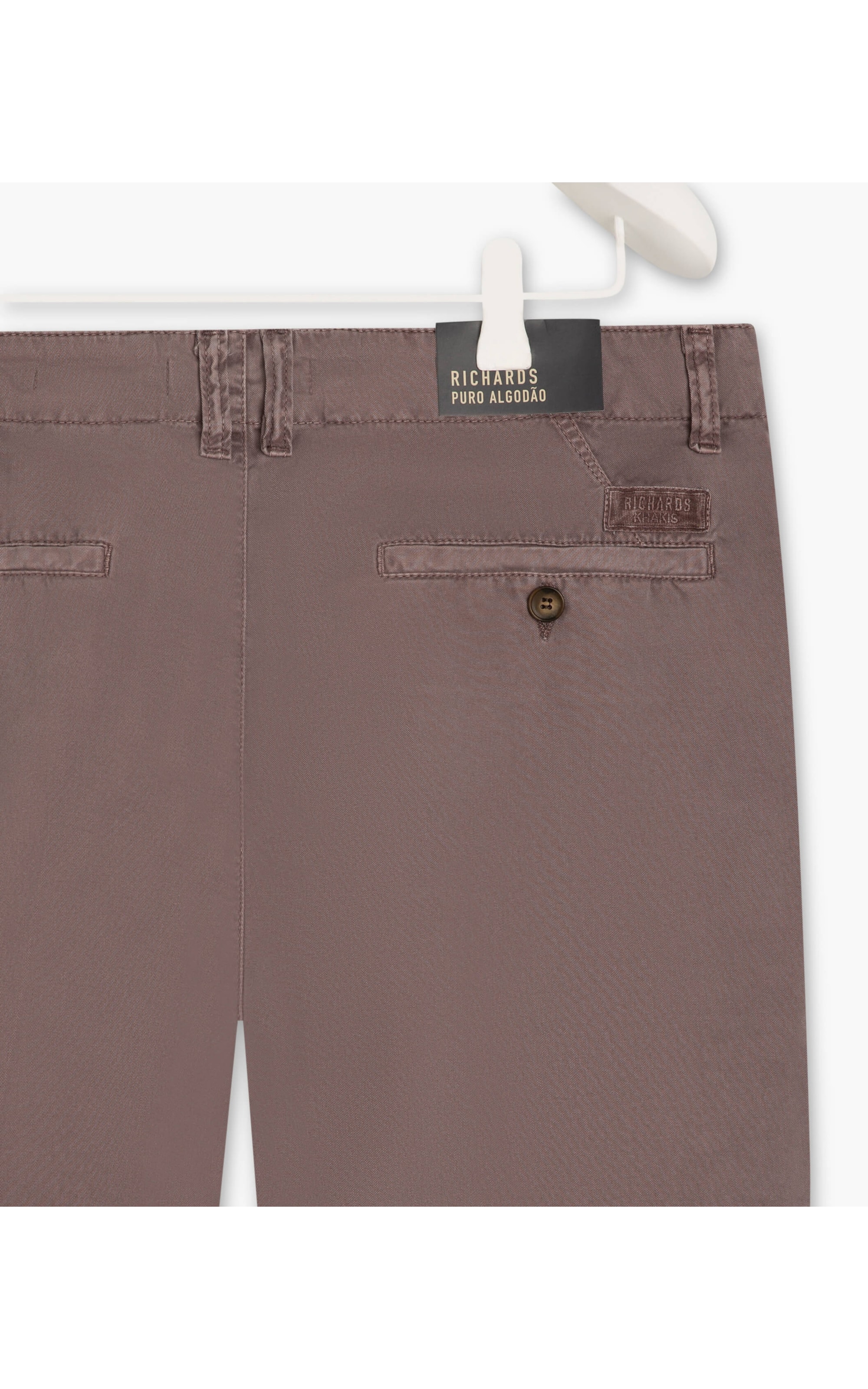 Bermuda Chino Con Purple Gray