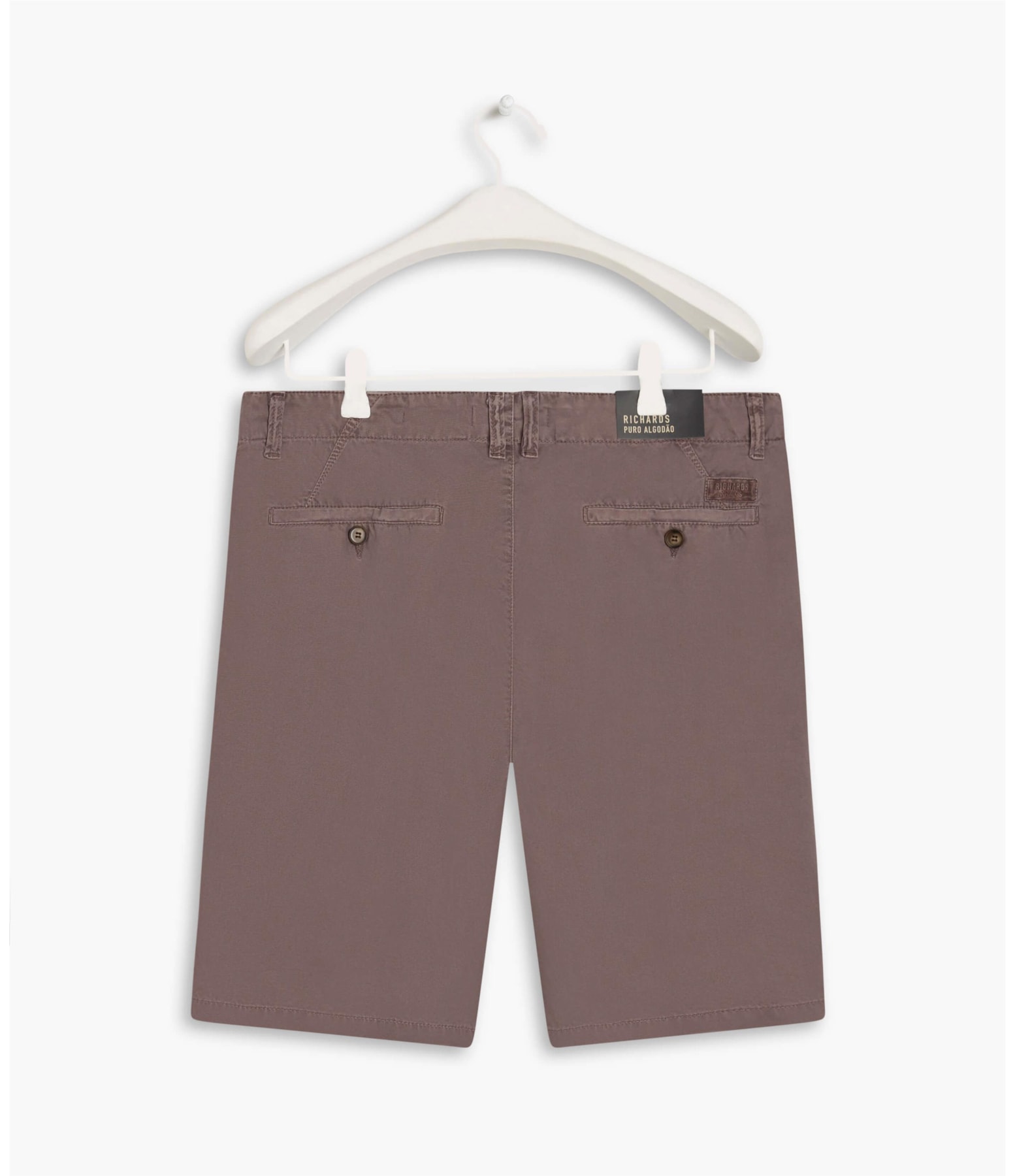 Bermuda Chino Con Purple Gray