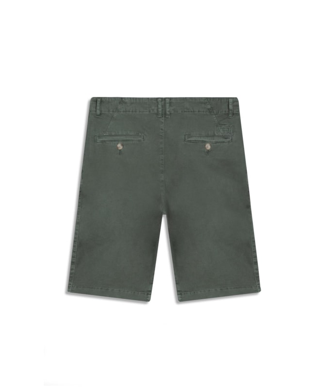 Bermuda Chino Con Verde Army i