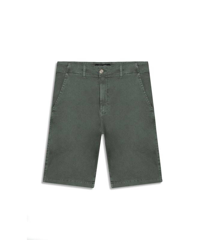 Bermuda Chino Con Verde Army i