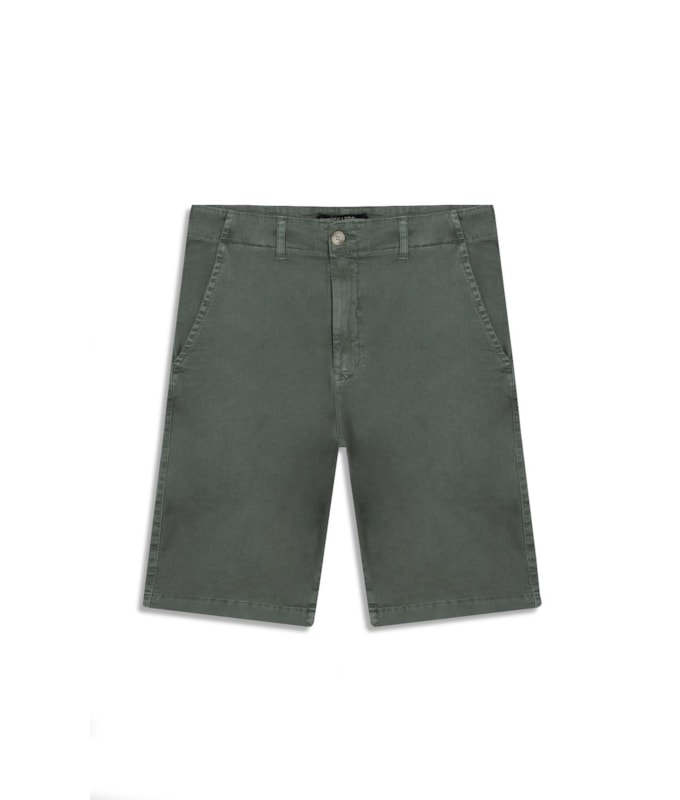 Bermuda Chino Con Verde Army i