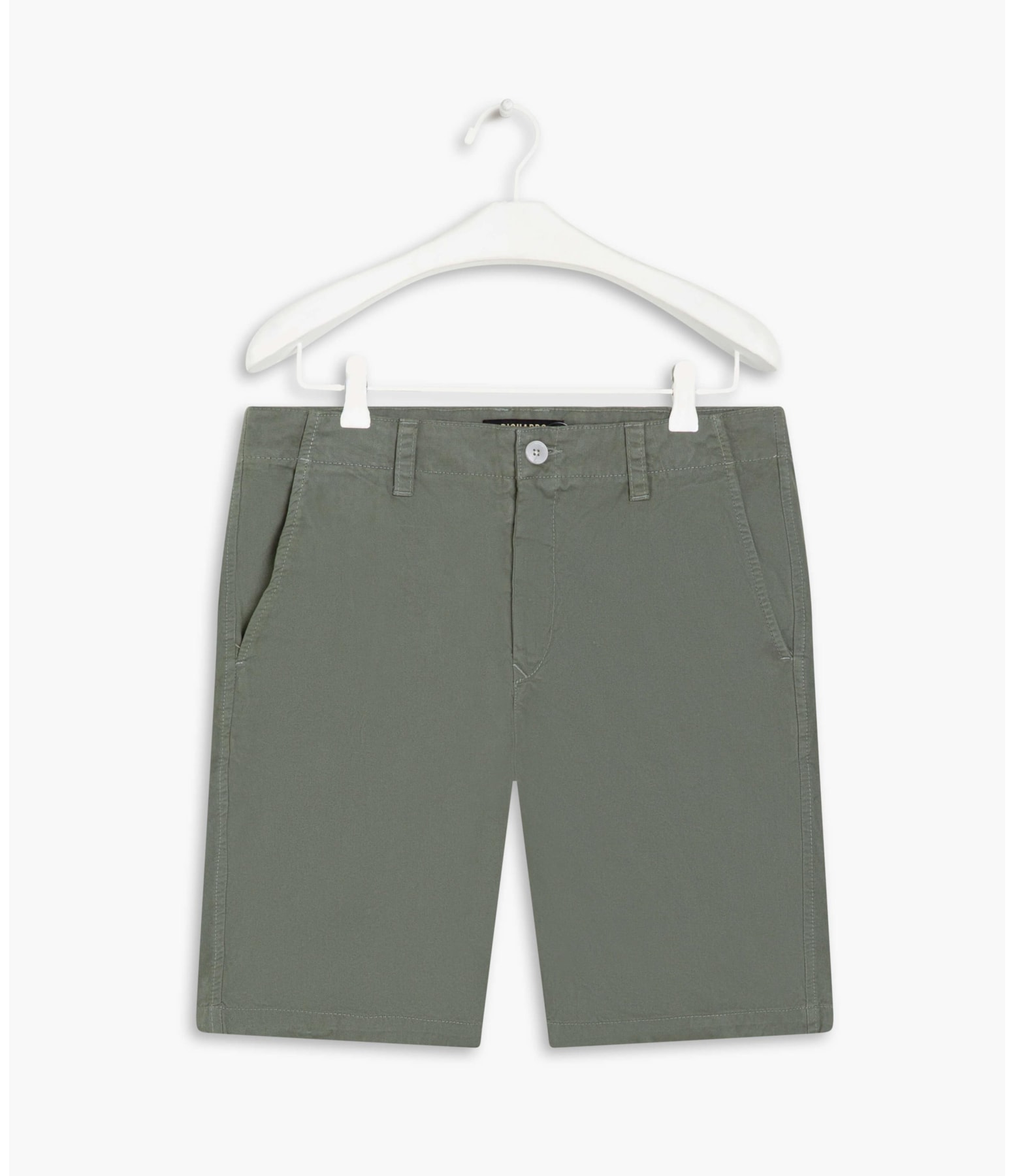 Bermuda Chino Con Verde Escuro