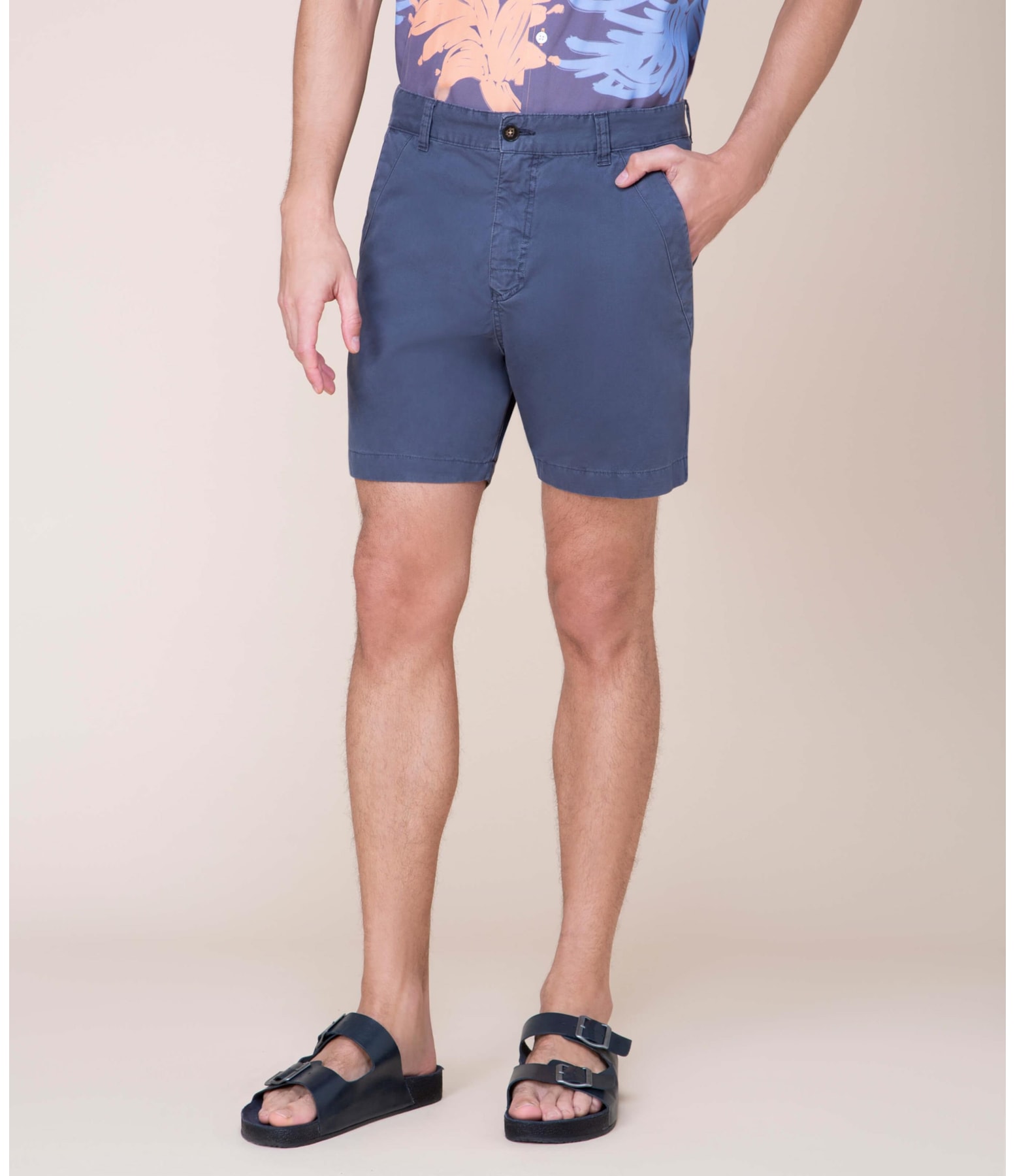 Bermuda Chino Hawaii Azul Jeans