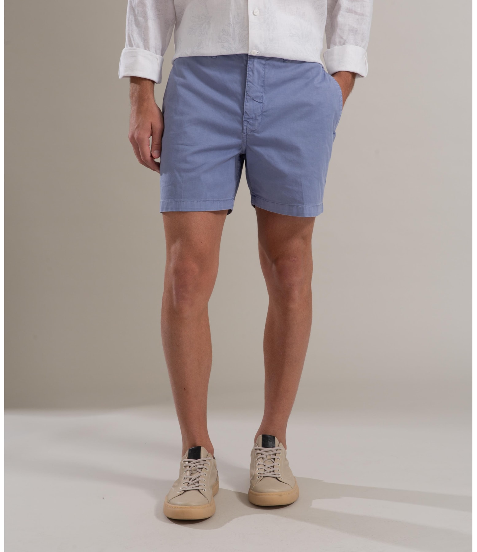 Bermuda Chino Hawaii Canvas Azul Pervante