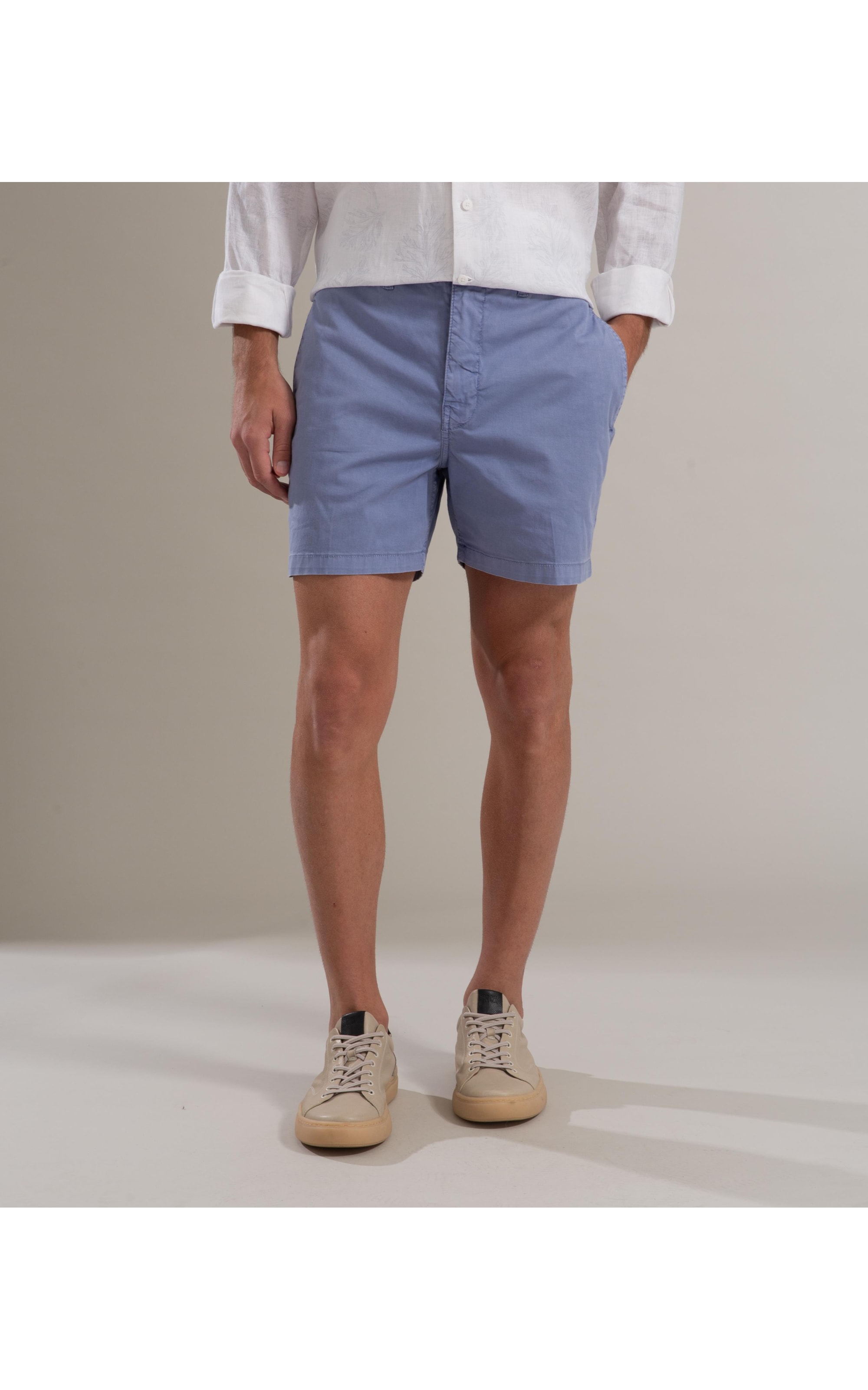 Bermuda Chino Hawaii Canvas Azul Pervante