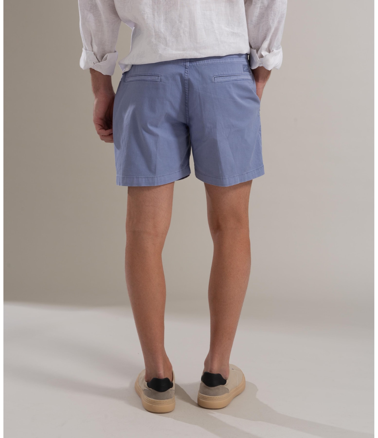 Bermuda Chino Hawaii Canvas Azul Pervante