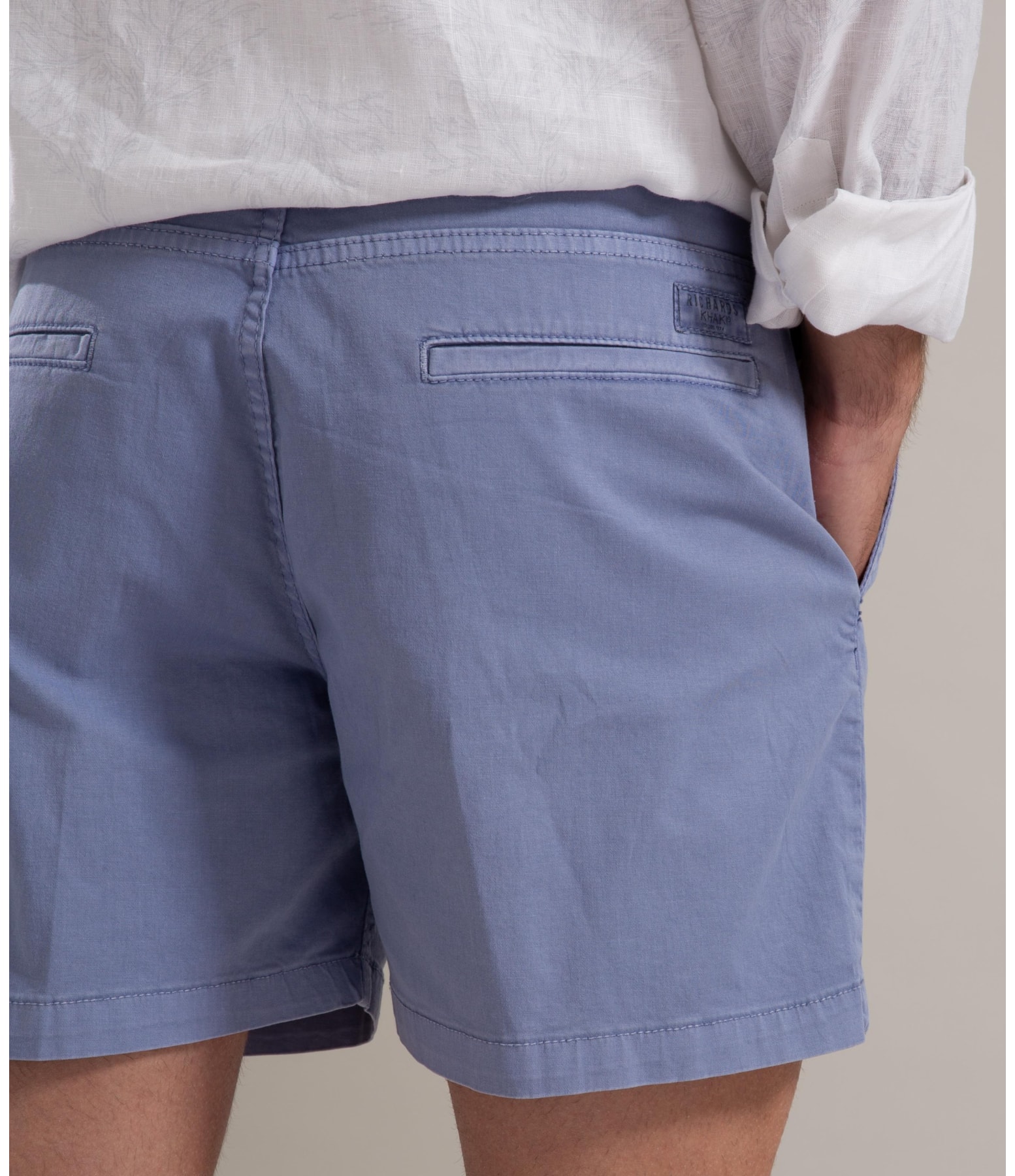 Bermuda Chino Hawaii Canvas Azul Pervante
