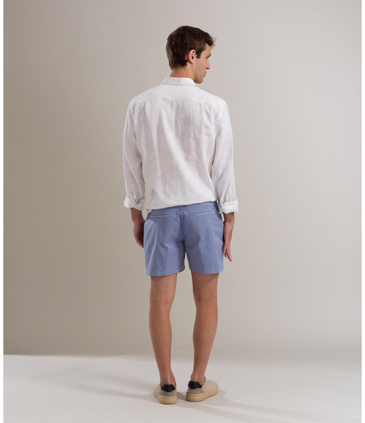 Bermuda Chino Hawaii Canvas Azul Pervante