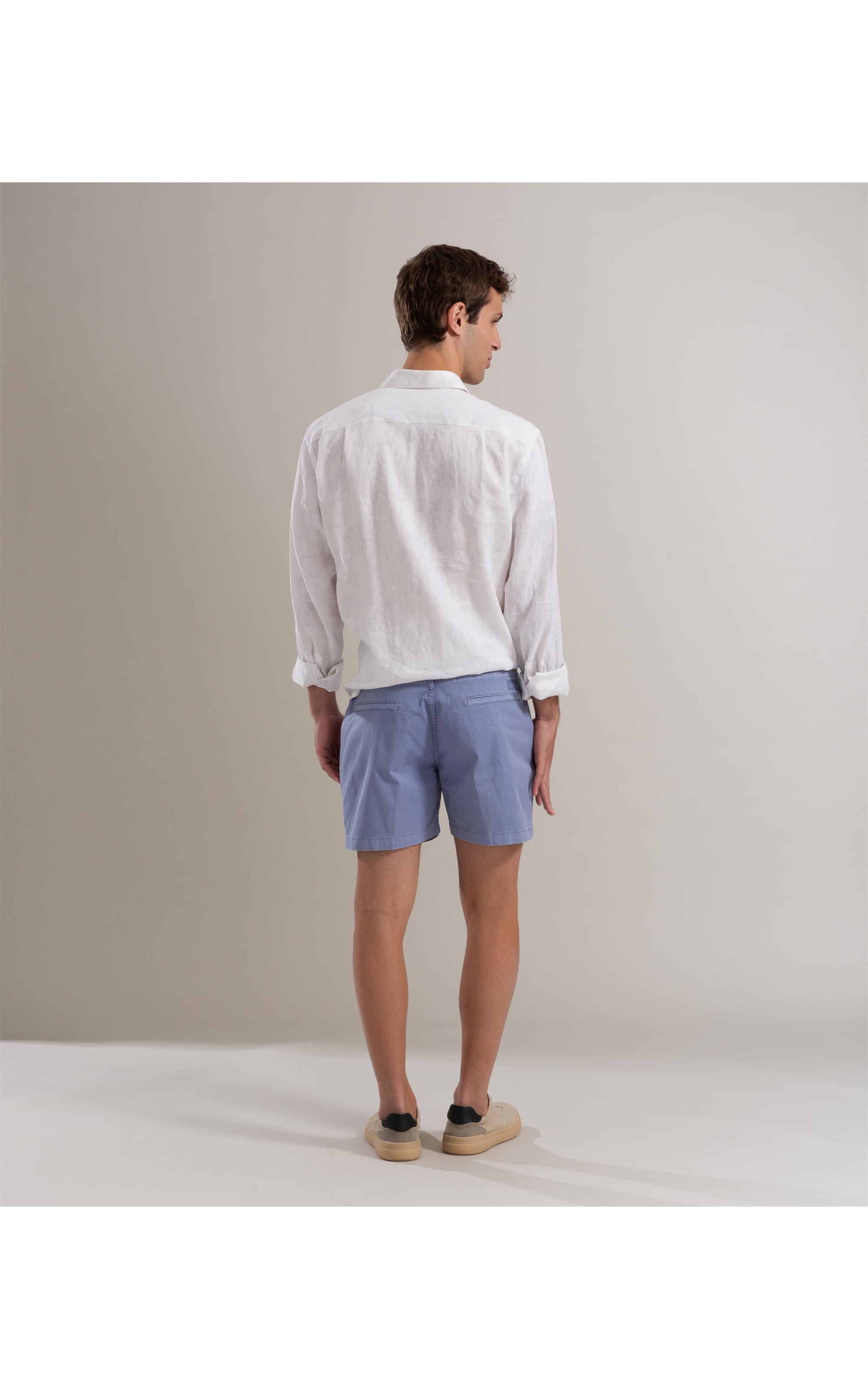 Bermuda Chino Hawaii Canvas Azul Pervante