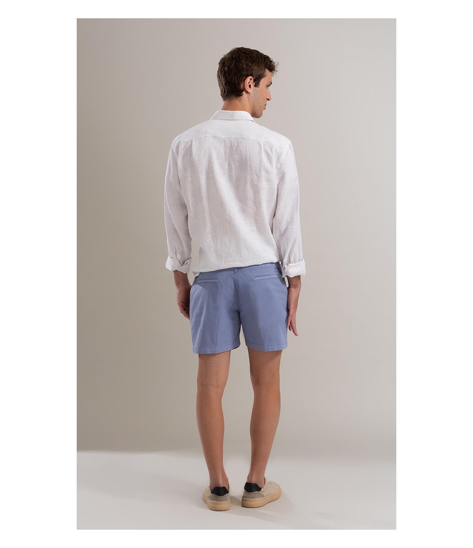 Bermuda Chino Hawaii Canvas Azul Pervante
