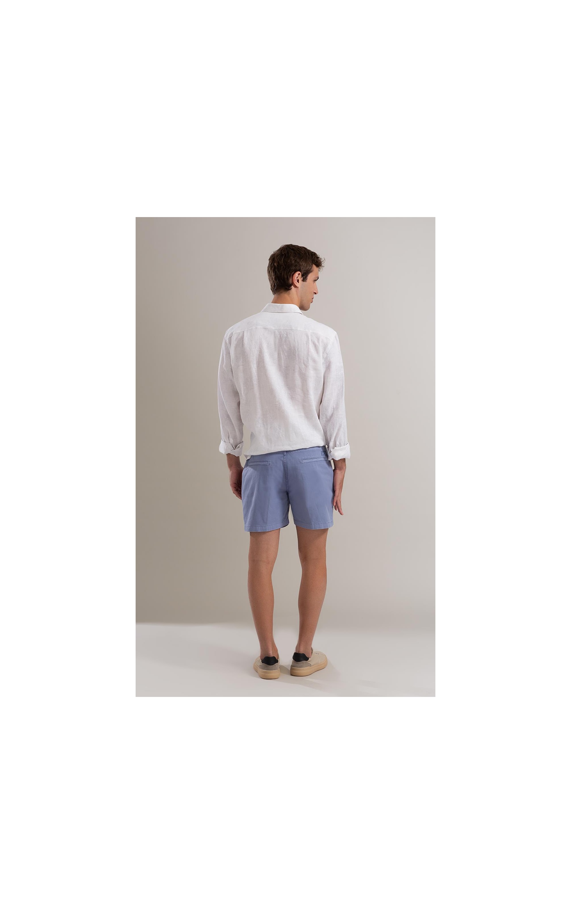 Bermuda Chino Hawaii Canvas Azul Pervante