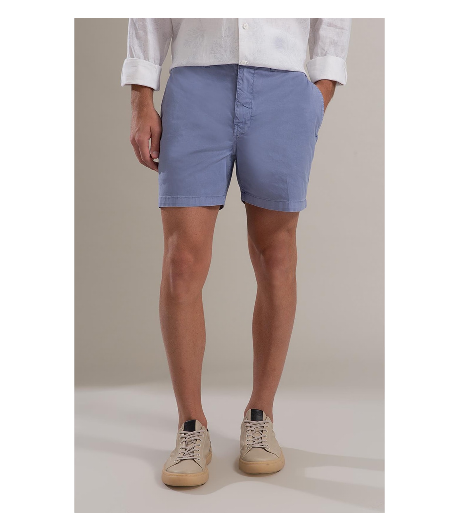 Bermuda Chino Hawaii Canvas Azul Pervante