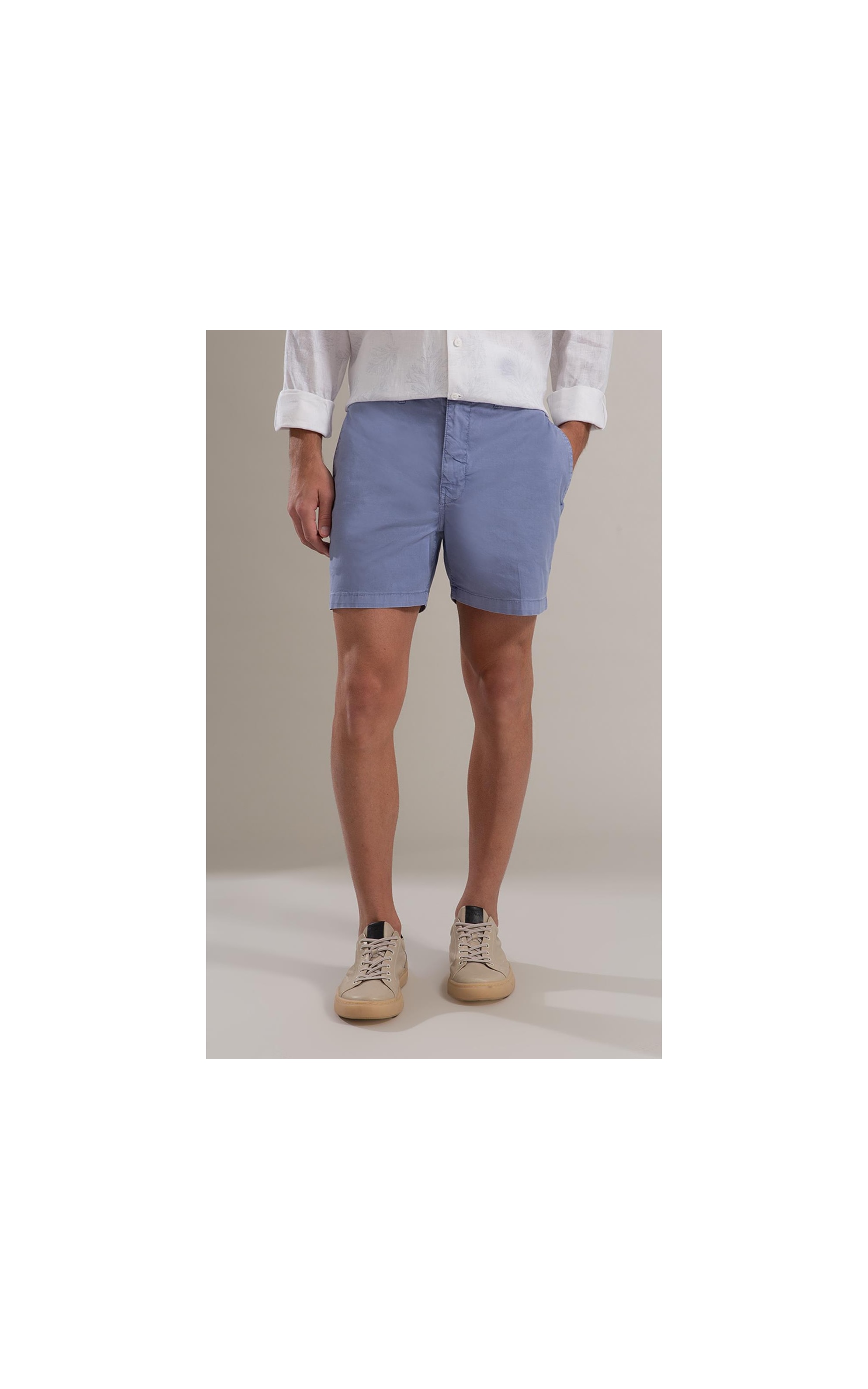 Bermuda Chino Hawaii Canvas Azul Pervante