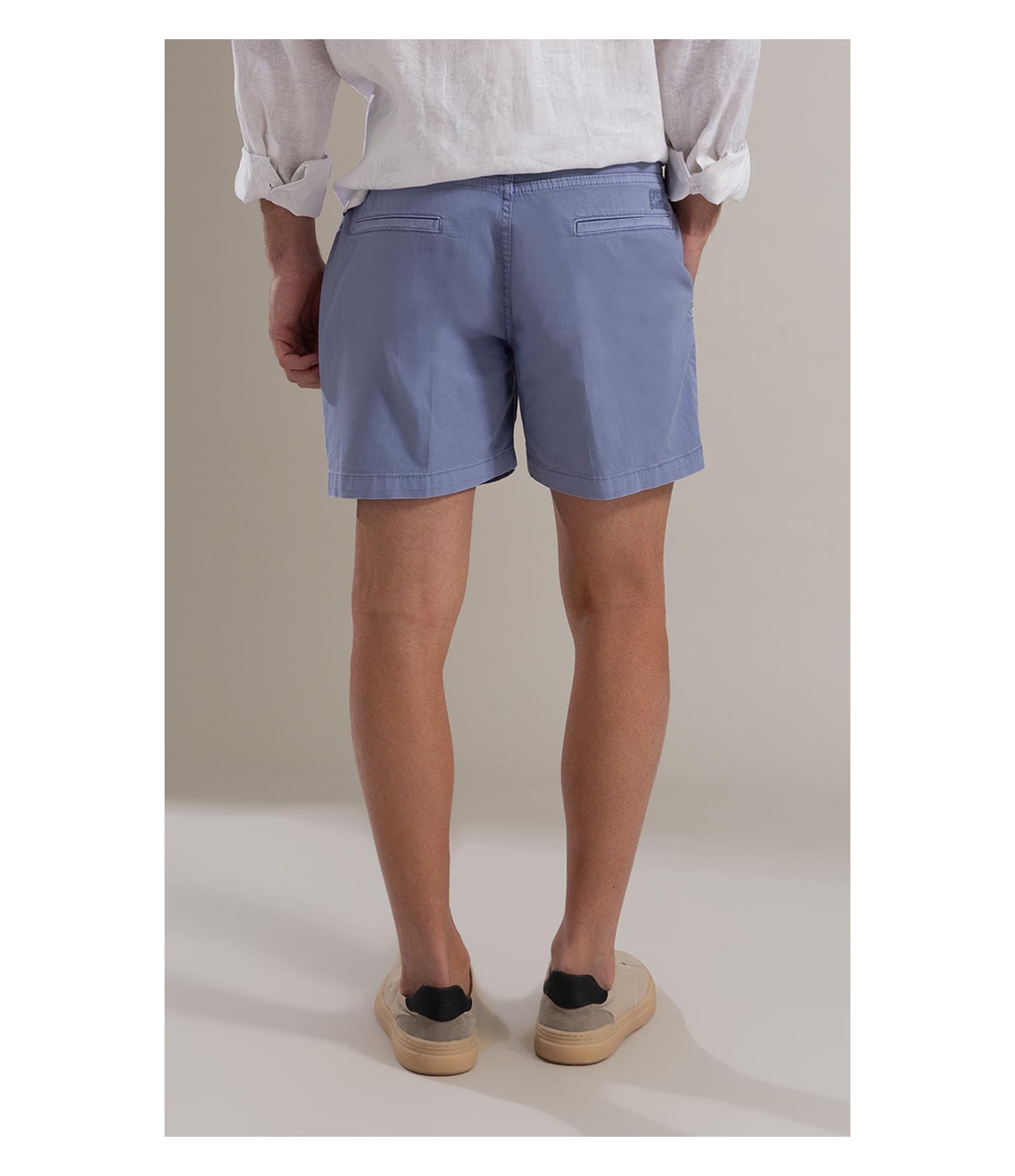 Bermuda Chino Hawaii Canvas Azul Pervante