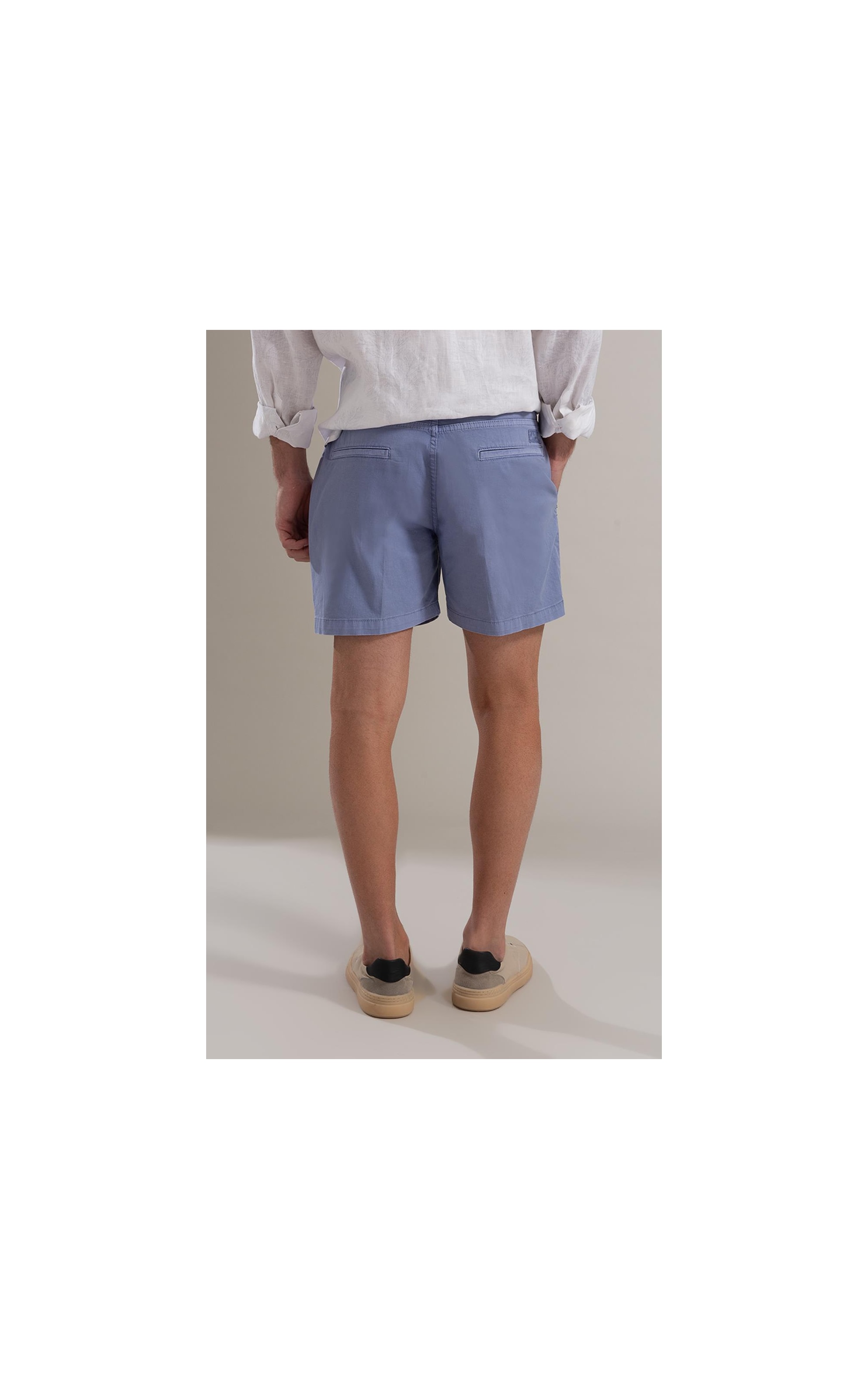 Bermuda Chino Hawaii Canvas Azul Pervante