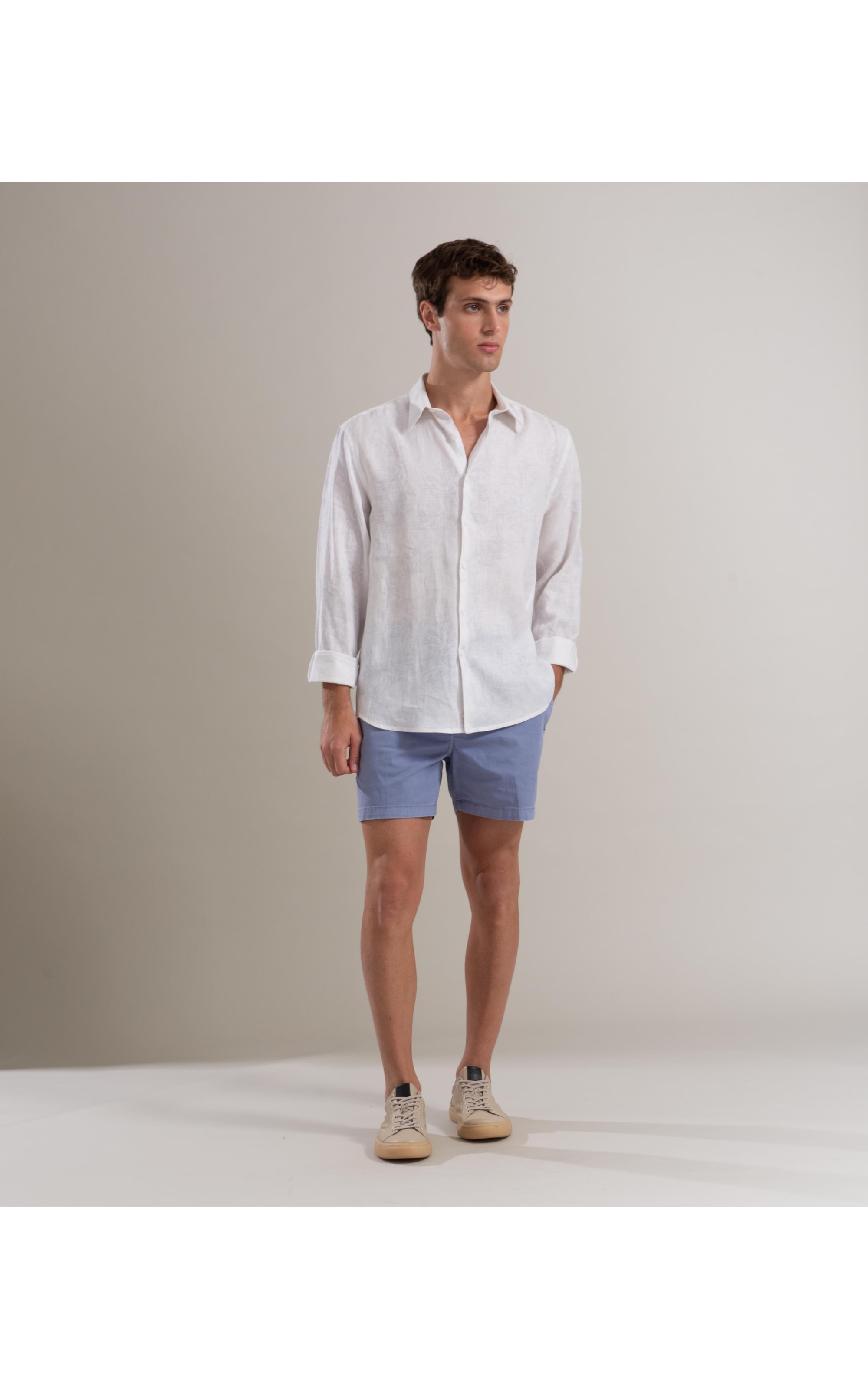 Bermuda Chino Hawaii Canvas Azul Pervante