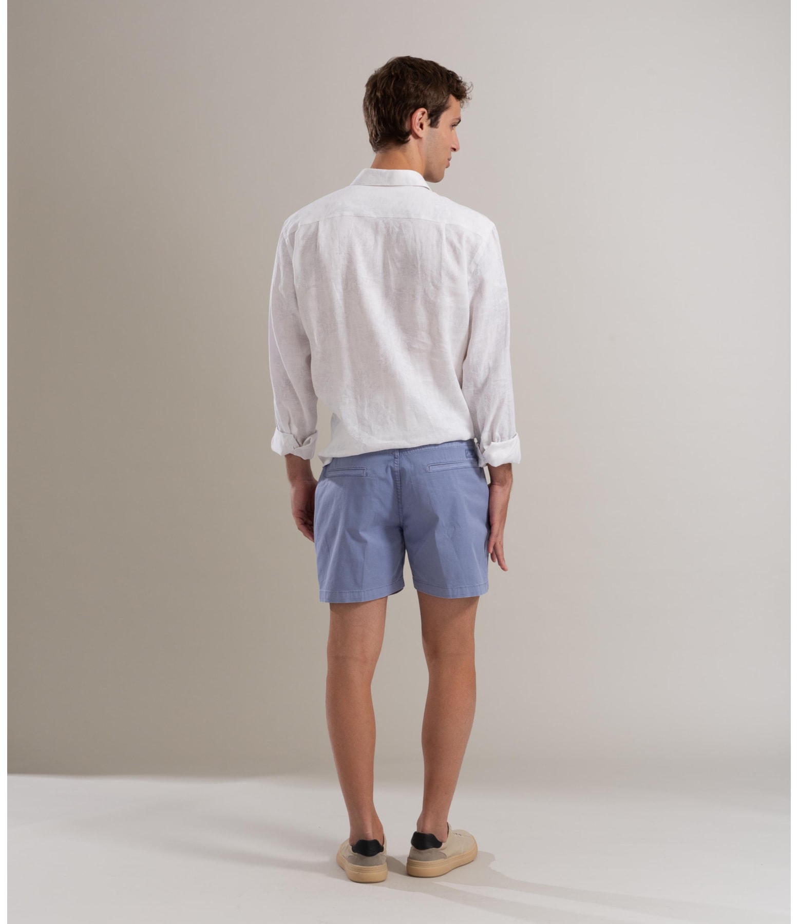 Bermuda Chino Hawaii Canvas Azul Pervante