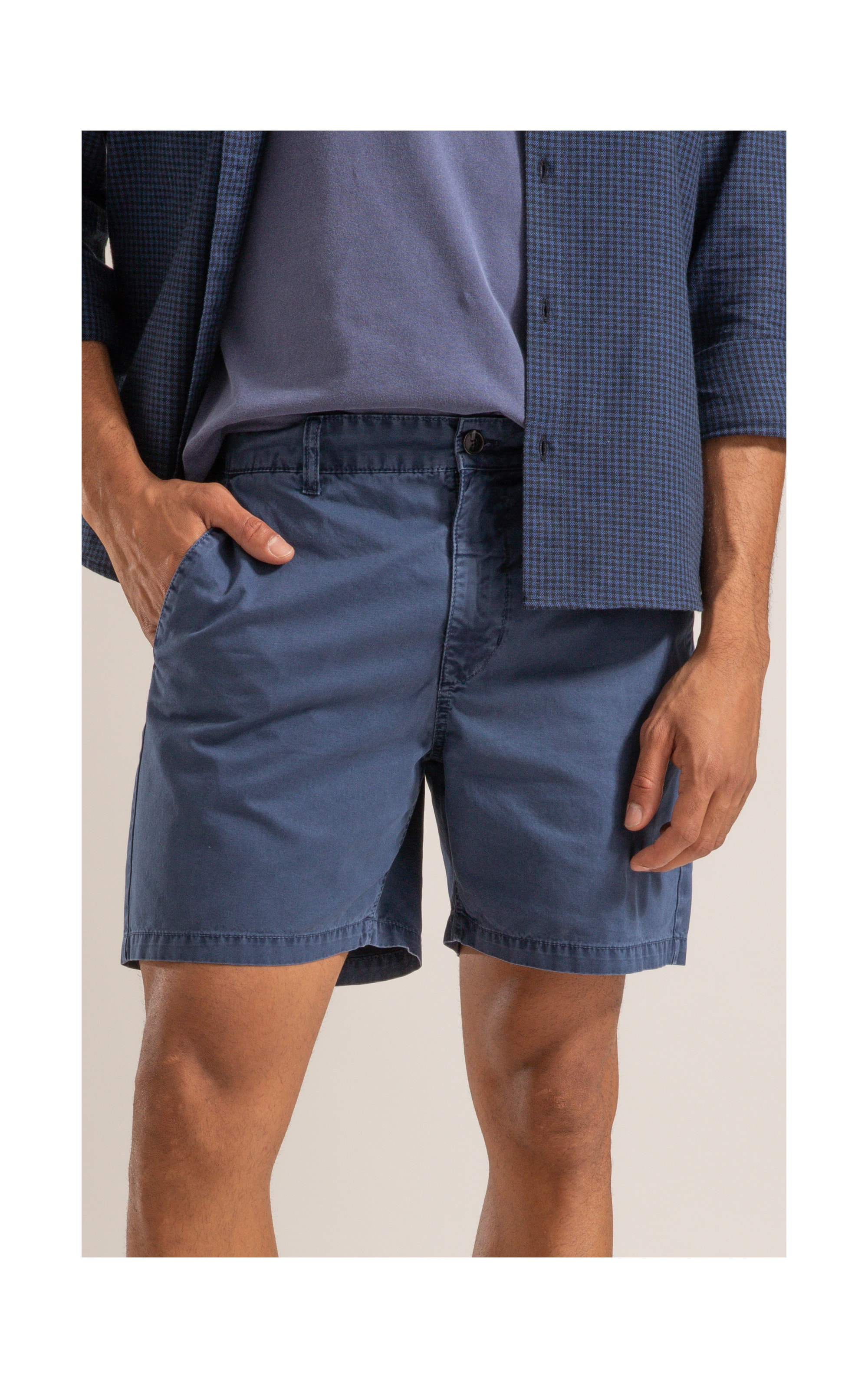 Bermuda Chino Hawaii Vm Marinho