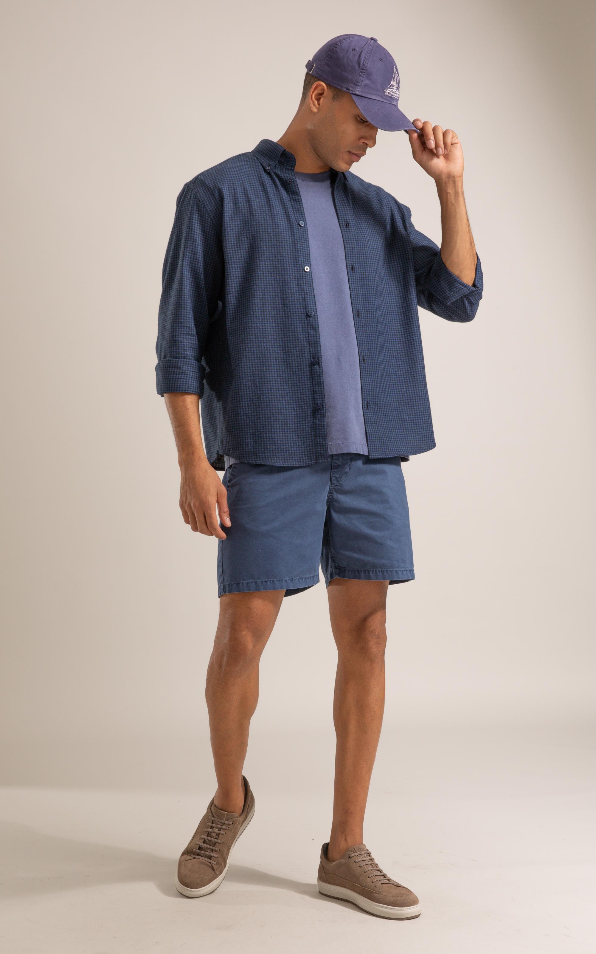 Bermuda Chino Hawaii Vm Marinho