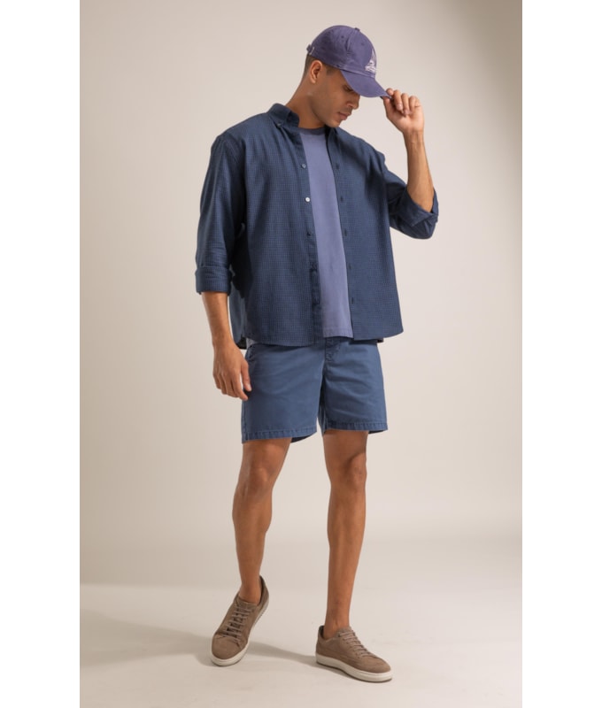 Bermuda Chino Hawaii Vm Marinho