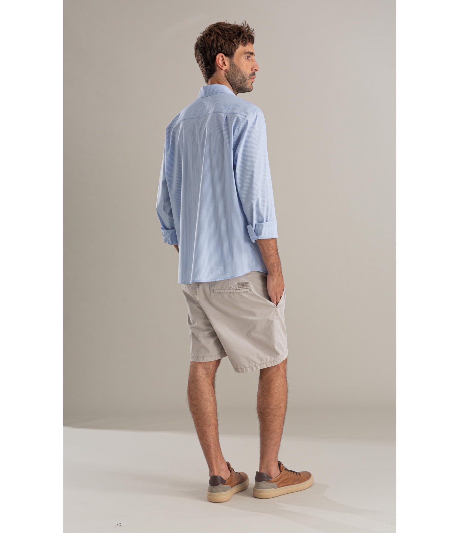 Bermuda Chino Hawaii Vm Silver