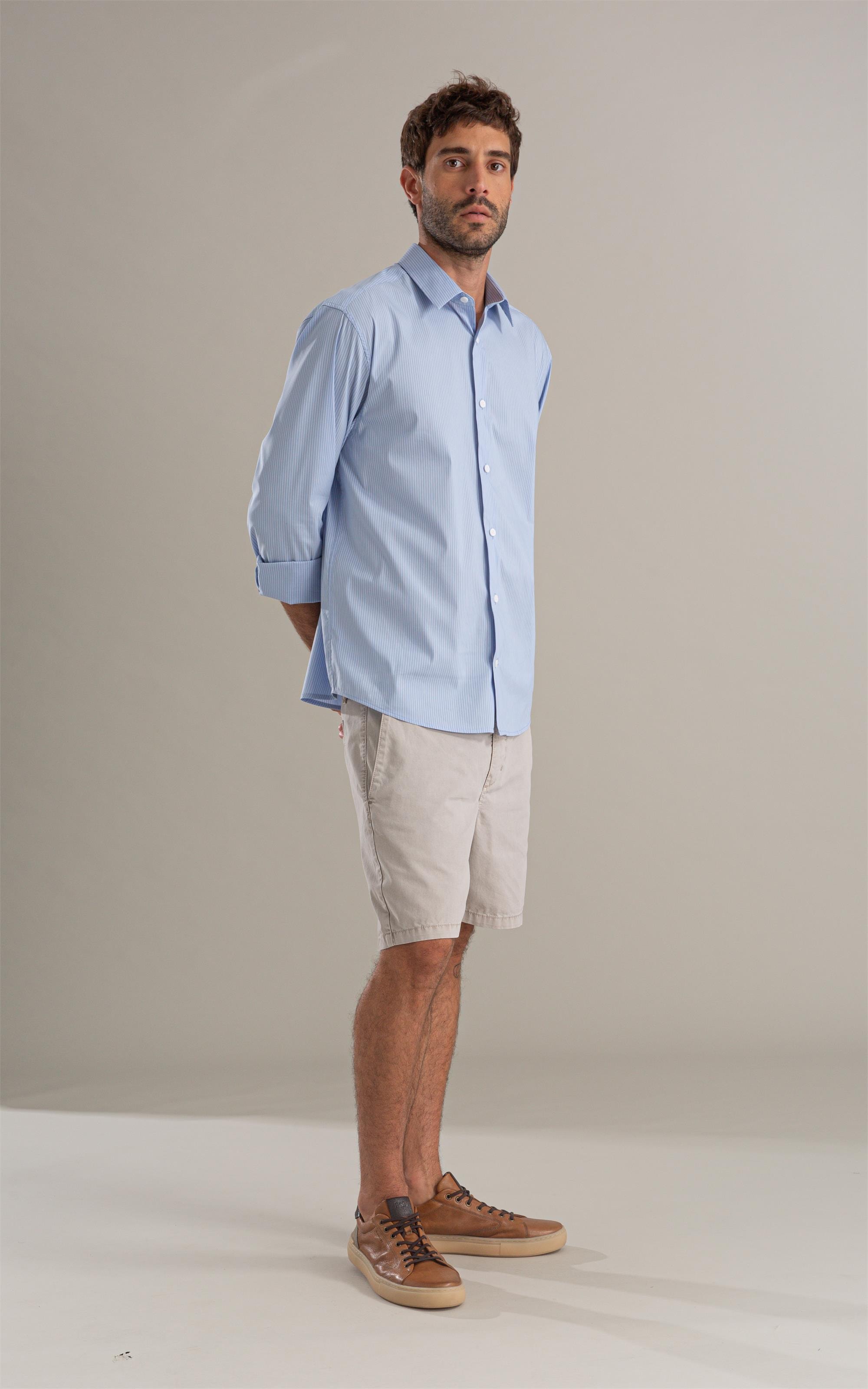 Bermuda Chino Hawaii Vm Silver