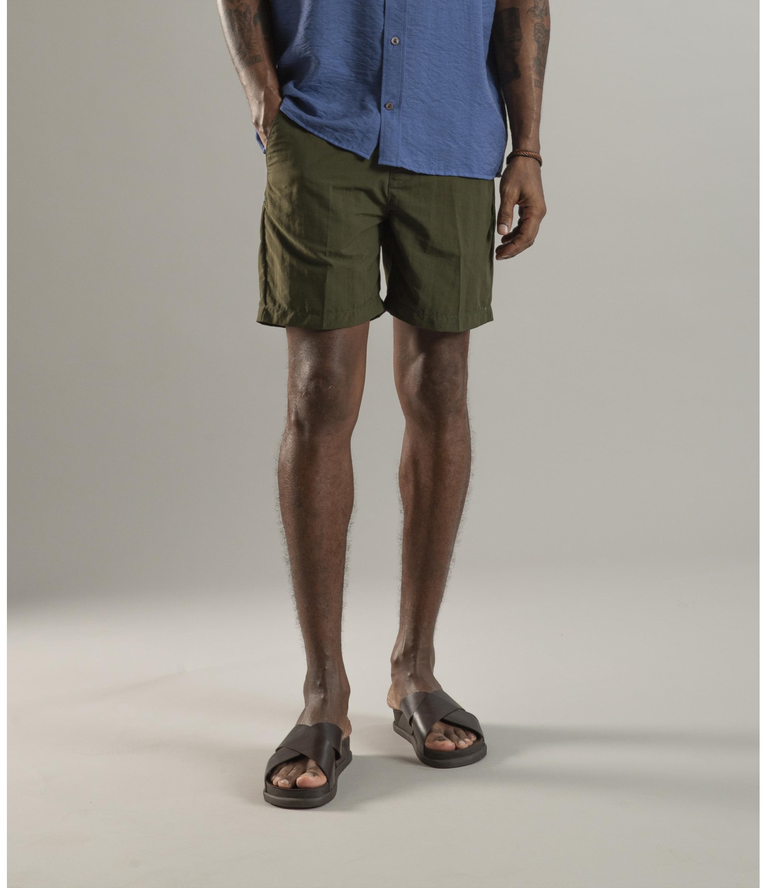 Bermuda Chino Hawaii Waltel Verde Militar