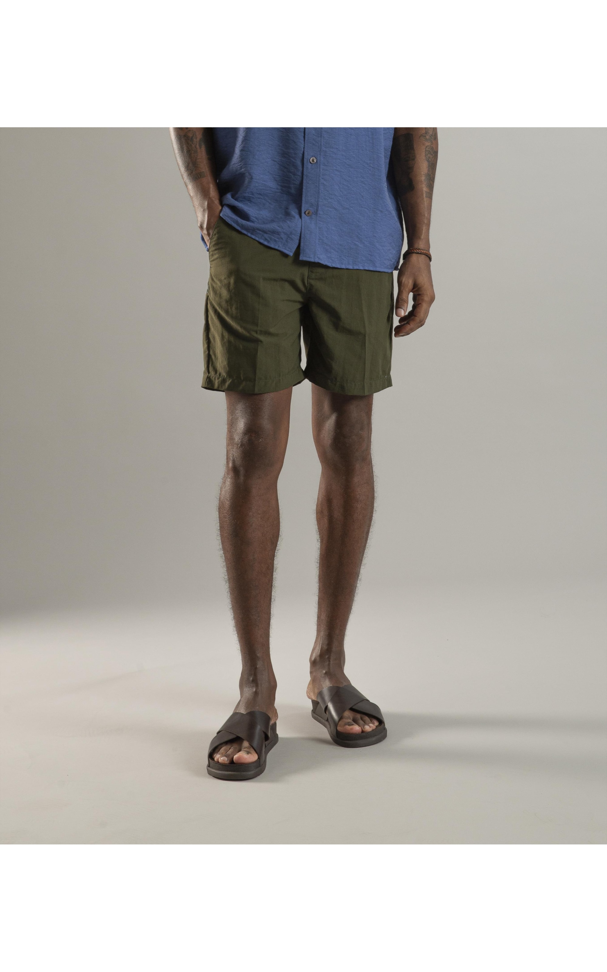 Bermuda Chino Hawaii Waltel Verde Militar