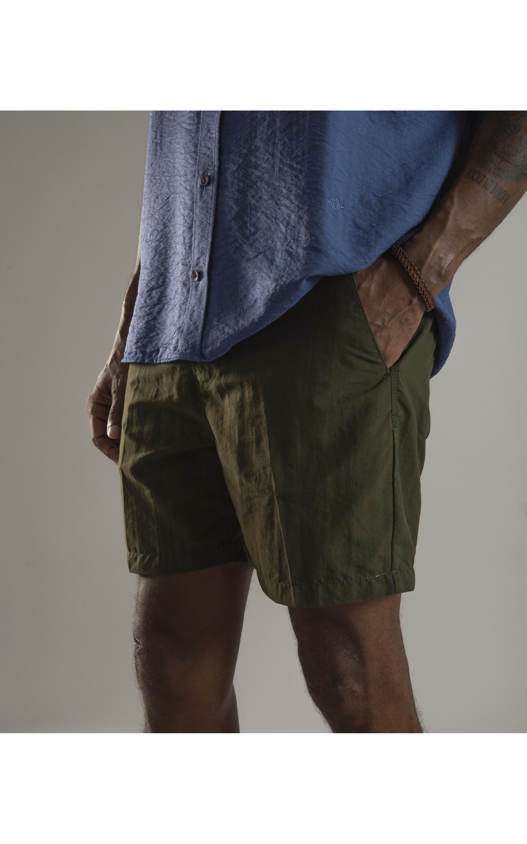 Bermuda Chino Hawaii Waltel Verde Militar