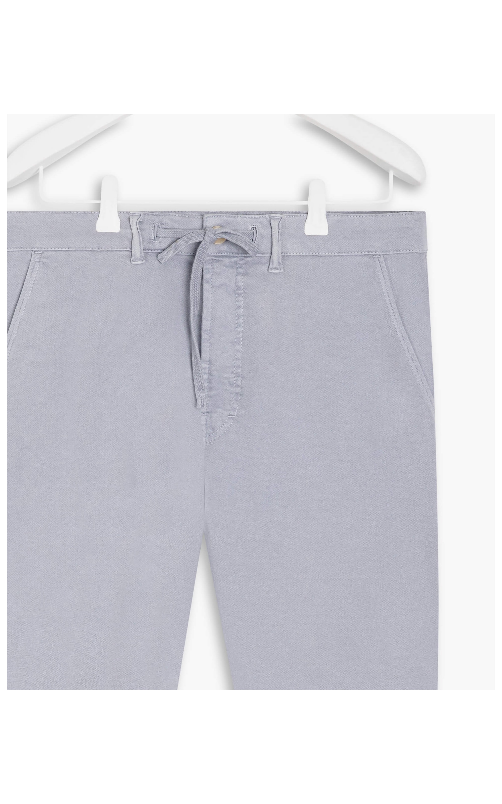 Bermuda Chino Jogger Azul Pervante