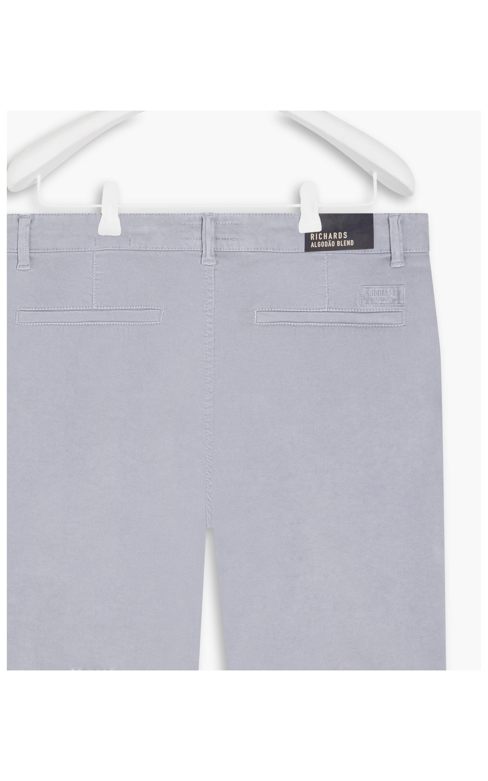 Bermuda Chino Jogger Azul Pervante