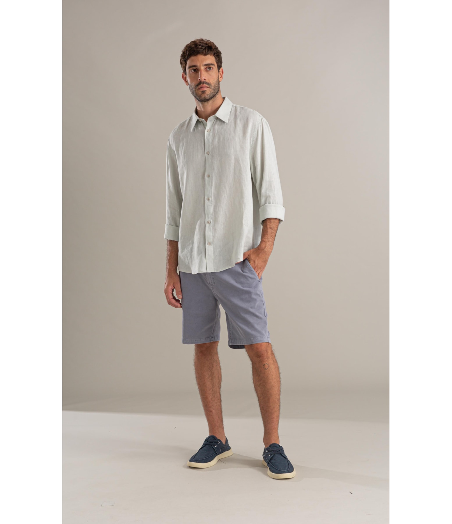 Bermuda Chino Jogging Classic Blue Vintage