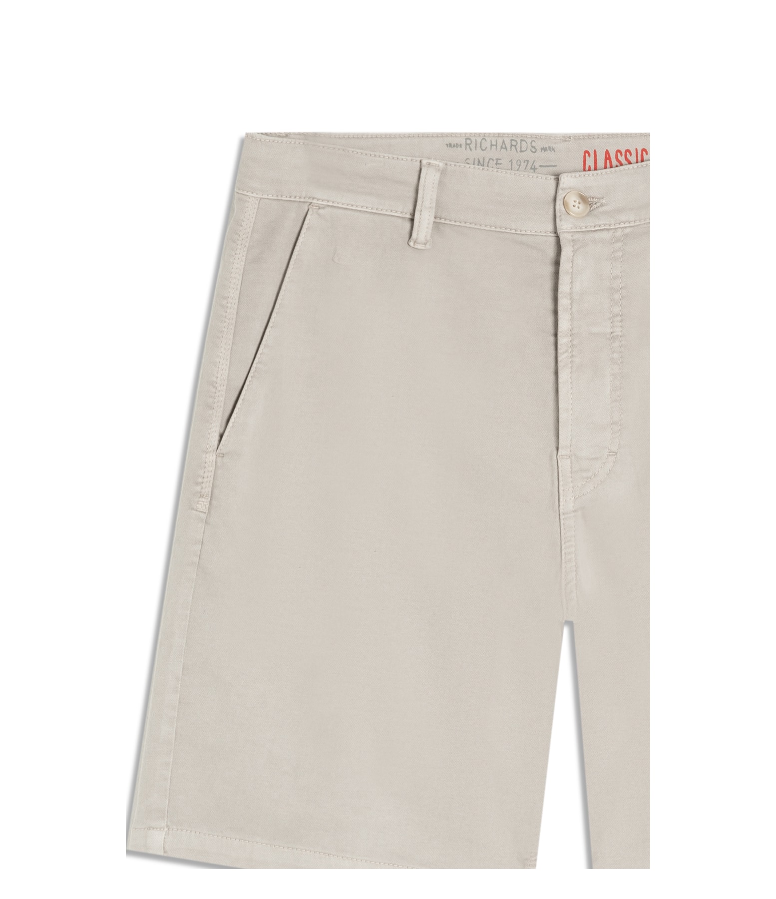 Bermuda Chino Jogging Classic Silver