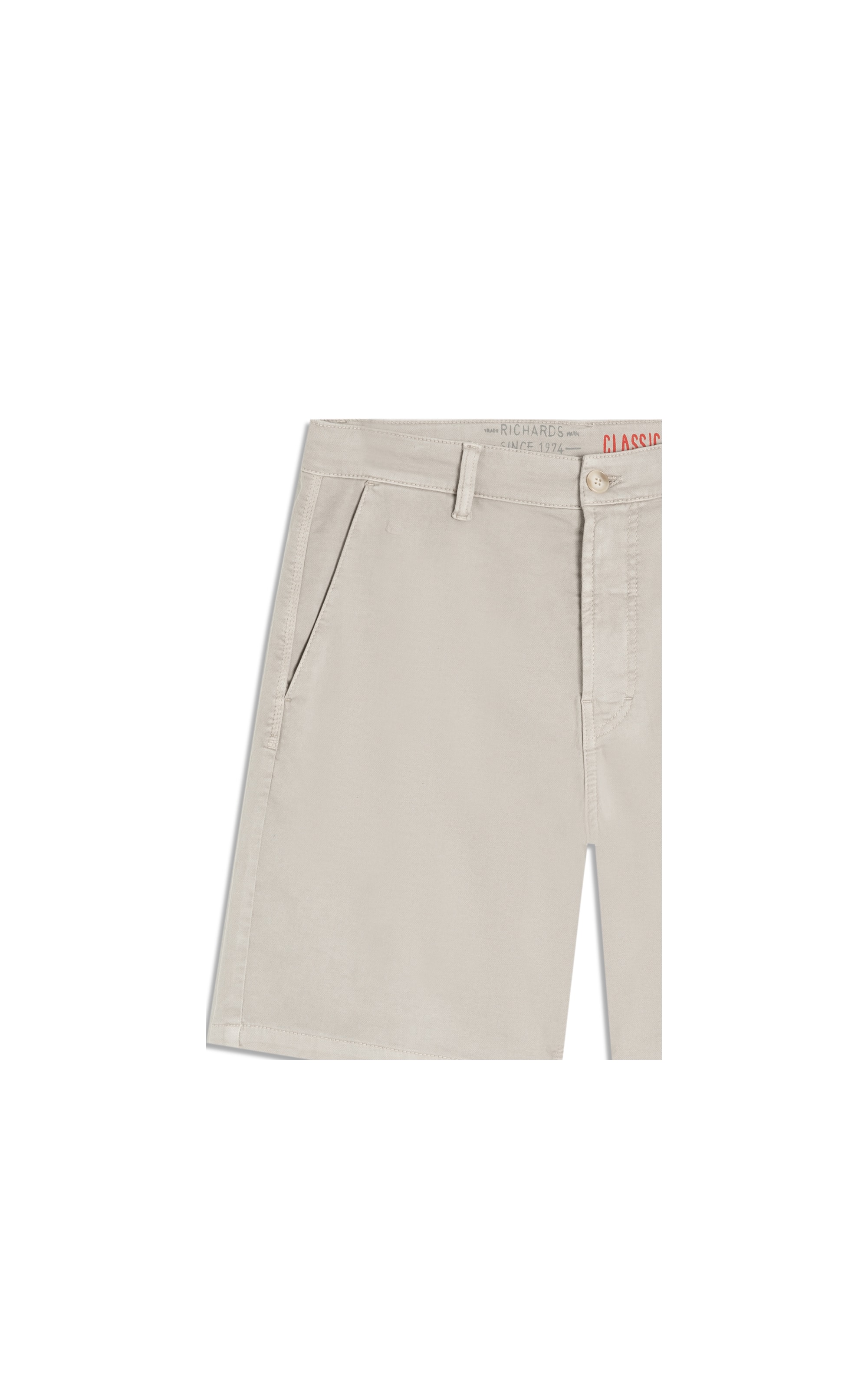 Bermuda Chino Jogging Classic Silver