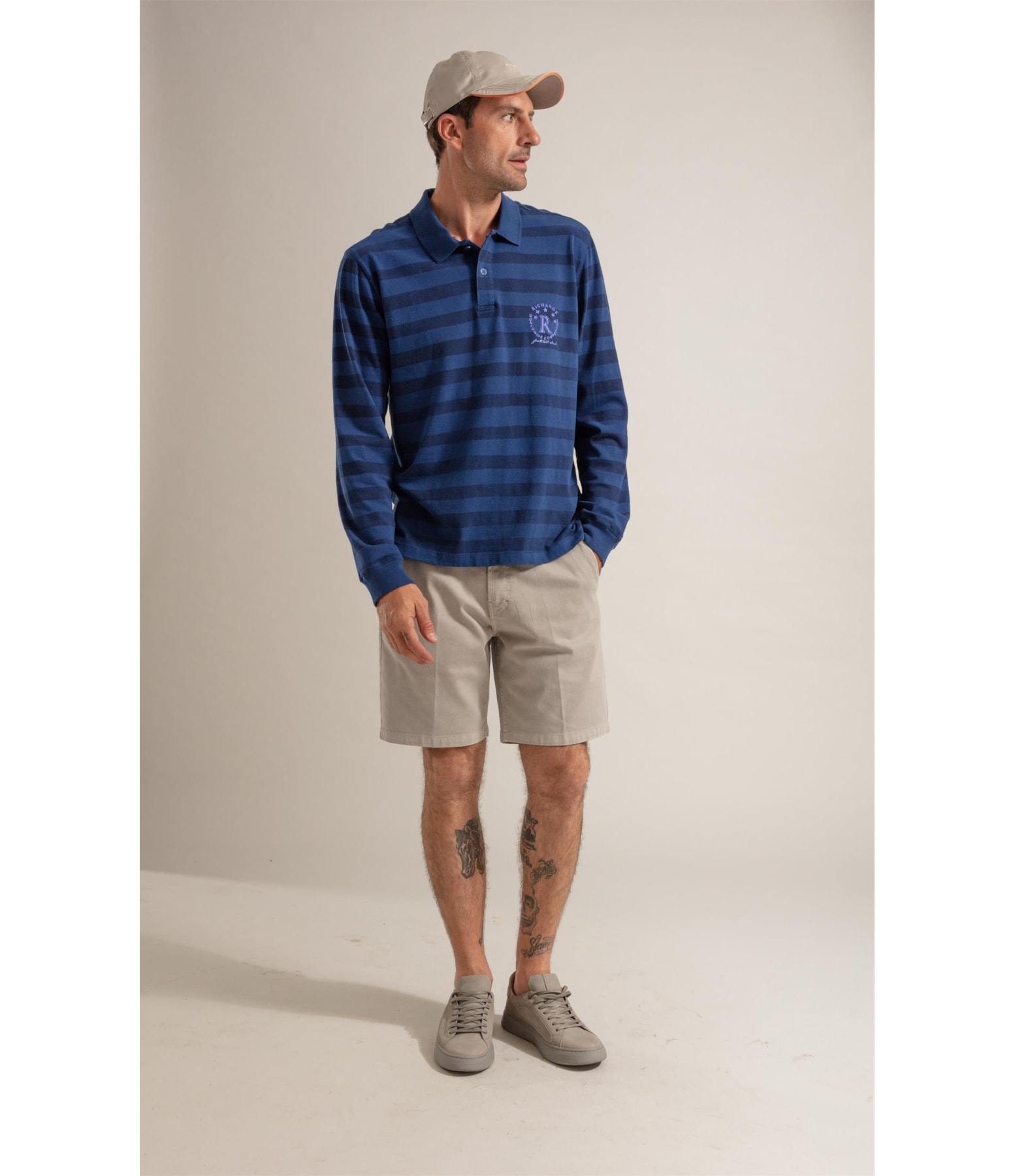 Bermuda Chino Jogging Classic Silver