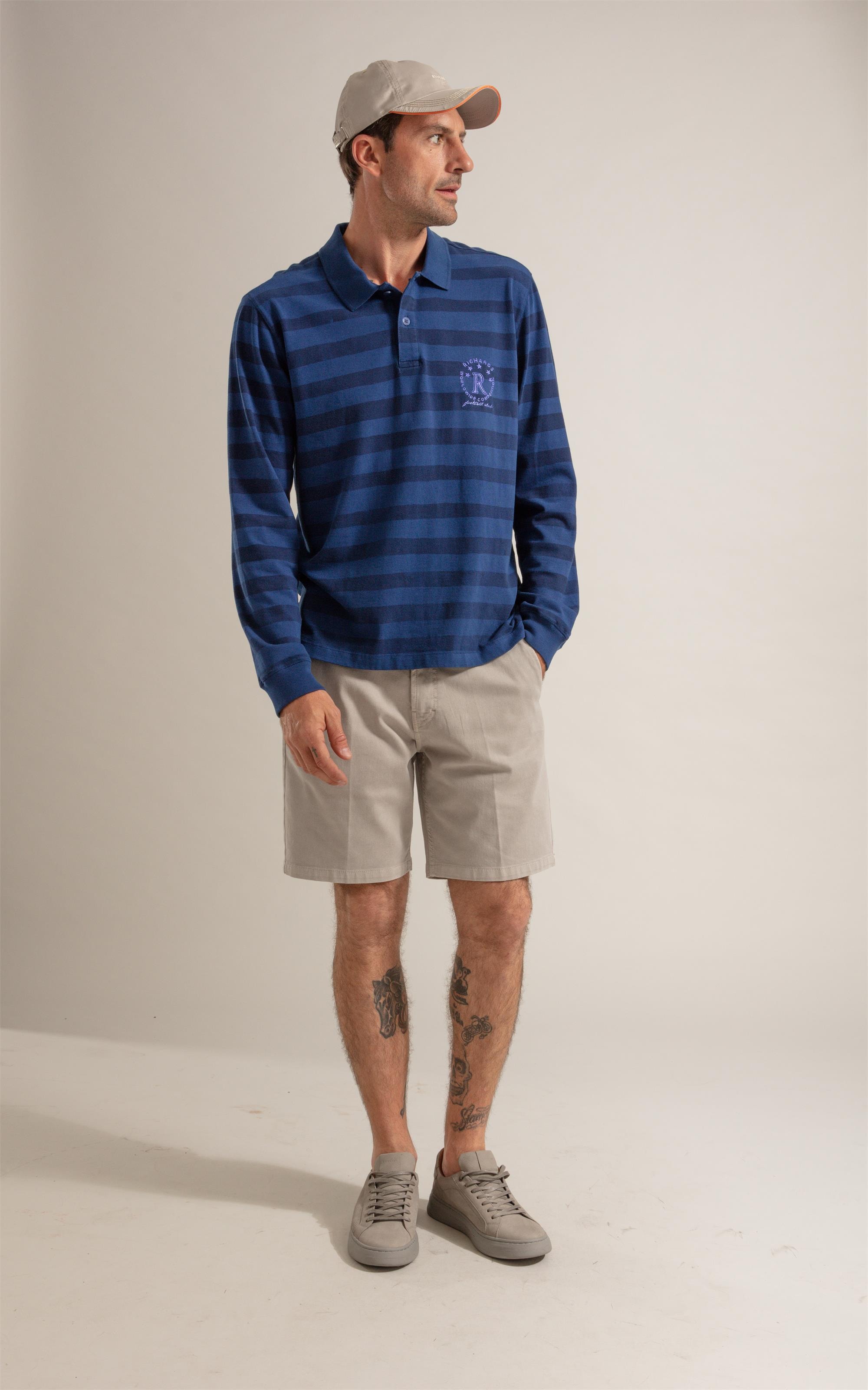 Bermuda Chino Jogging Classic Silver